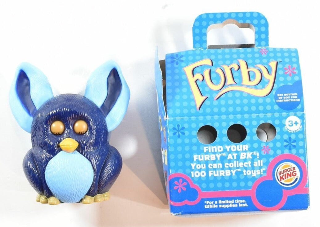 Furby Burger King Used 2005 Hasbro Used with Box Kids Meal Toy