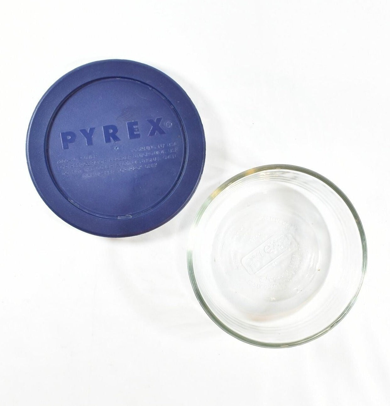 Pyrex Glass Container 2 cups 470 Mi 18 Used With lid