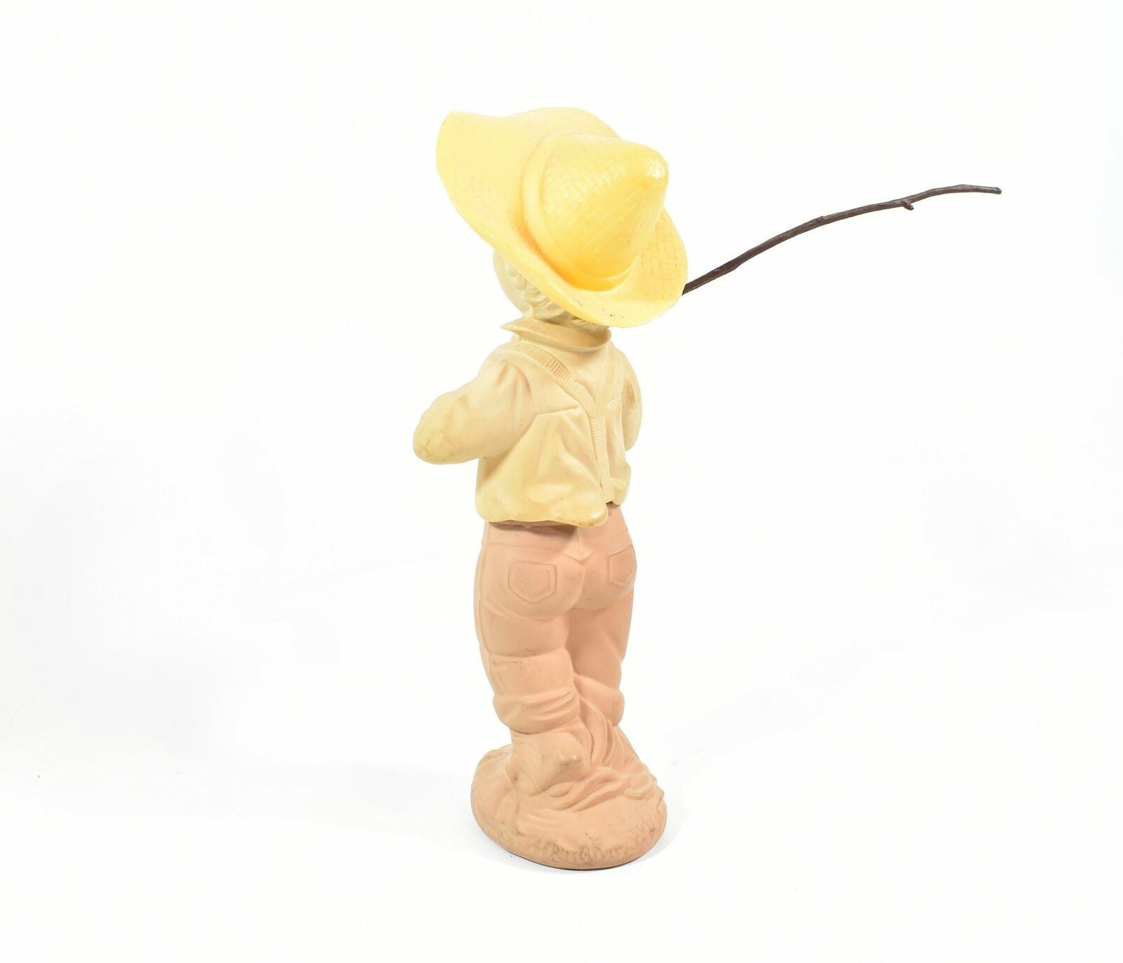 Ceramic Whistling Bow Statue Vintage figurine used 6 inch Ceramic