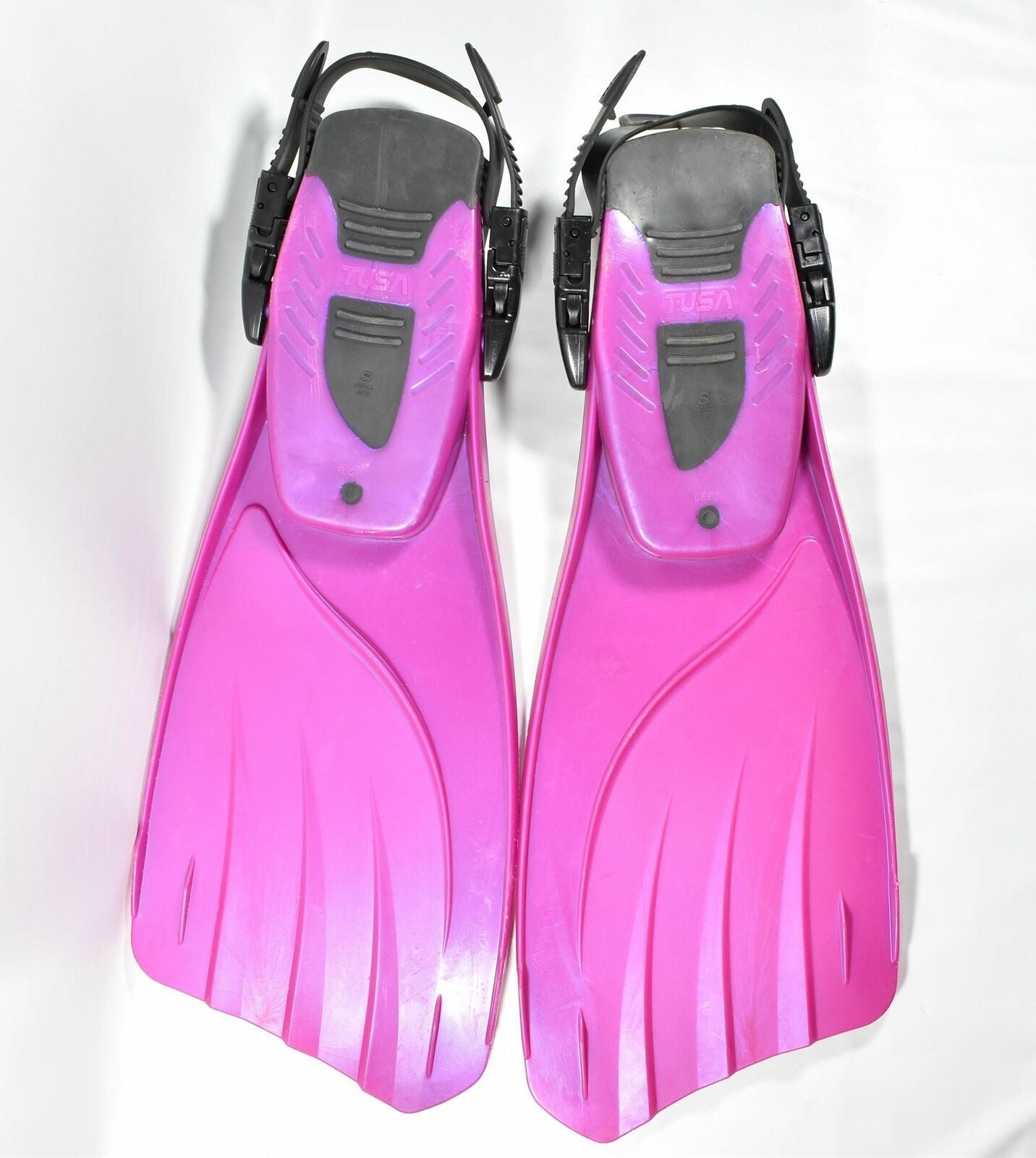 Diving Flippers TUSA Size Small Cetusy Symmetric Purple Used