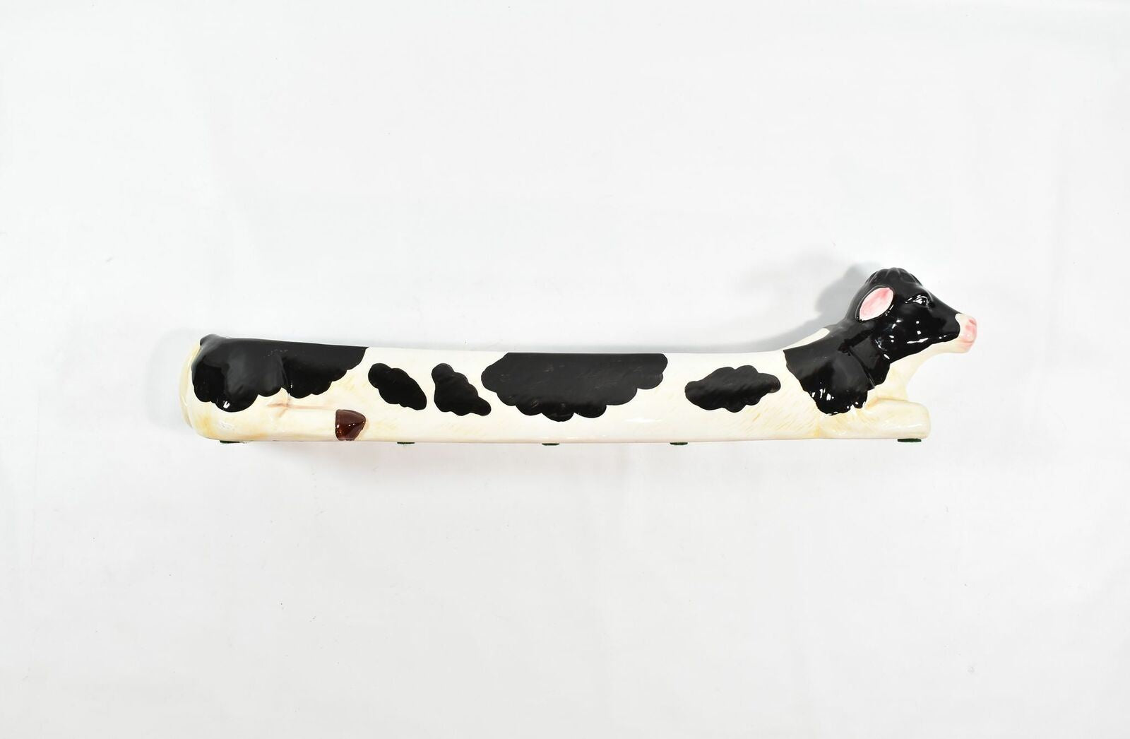 Ceramic Cow Appetizer Boat Used 2003 Boston Warehouse trading corp
