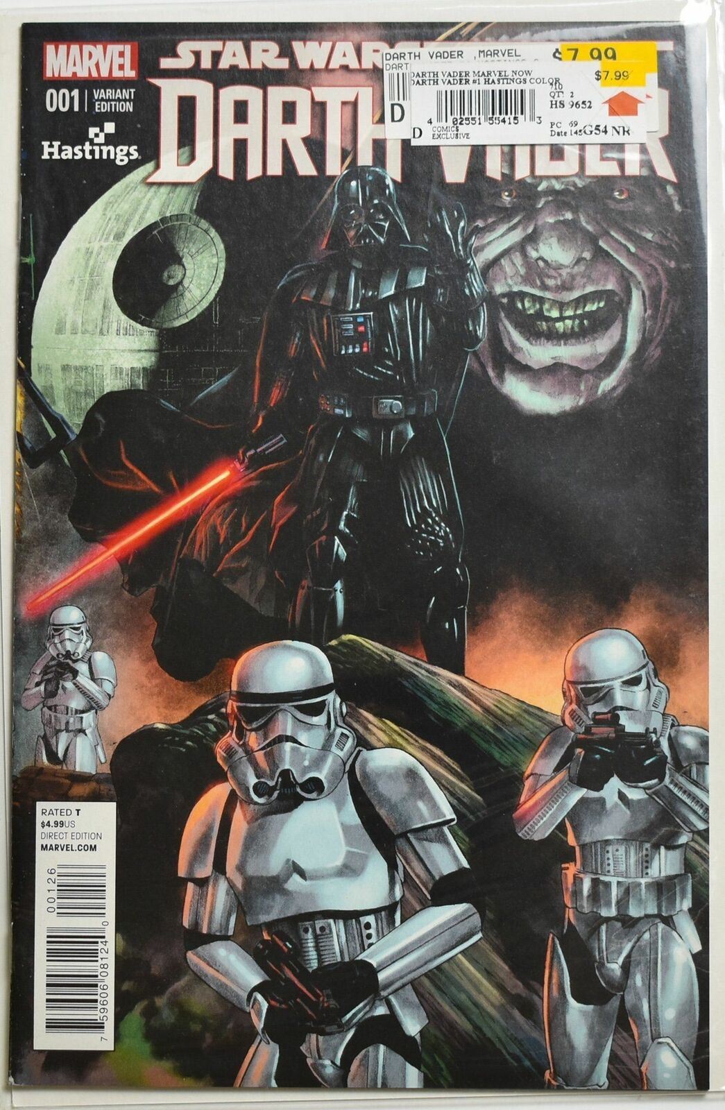 Star Wars Darth Vader 1 Hastings Variant Cover Marvel Comics
