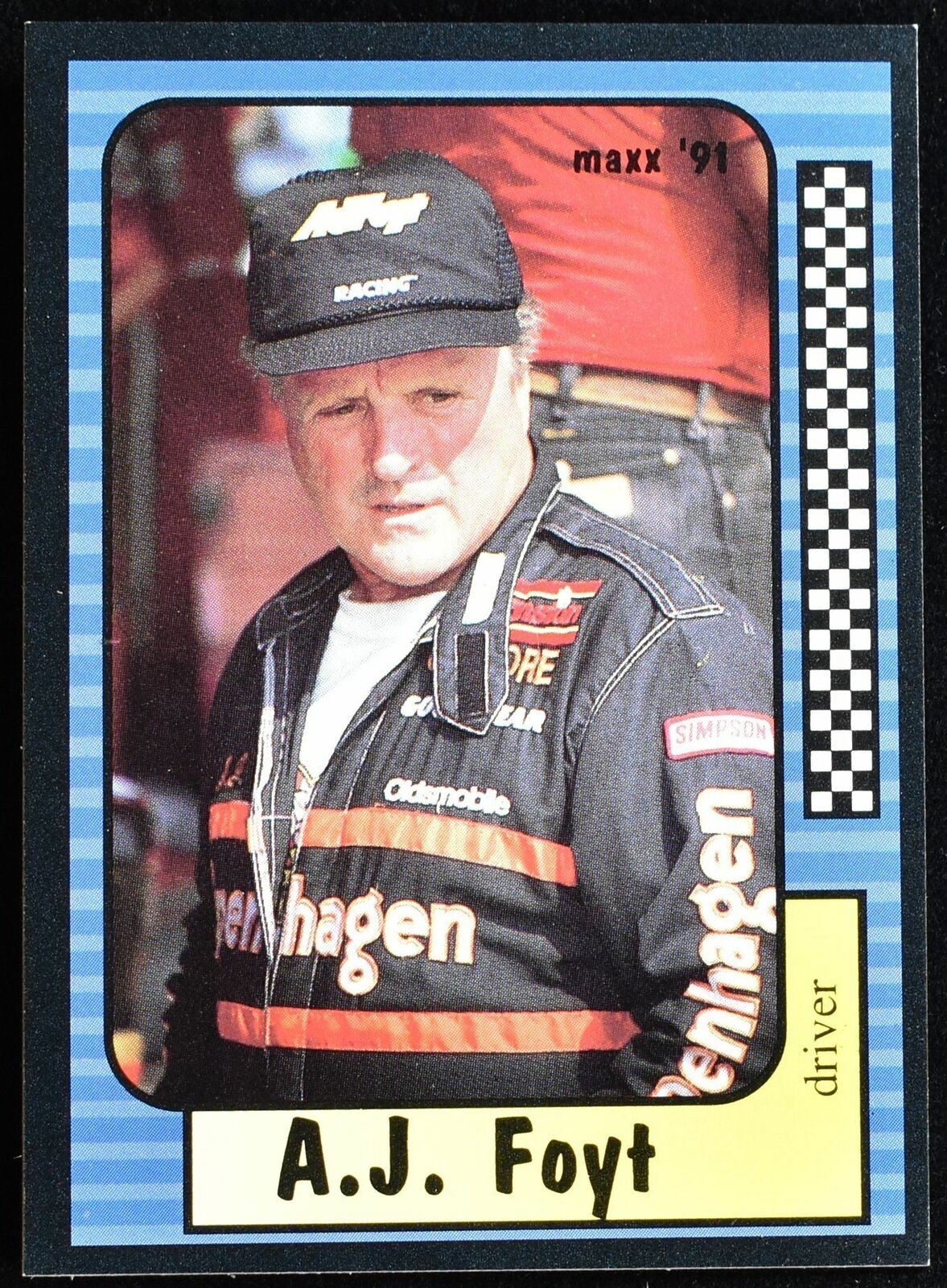 A.J Foyt Maxx 1991 Driver #14 Of 240