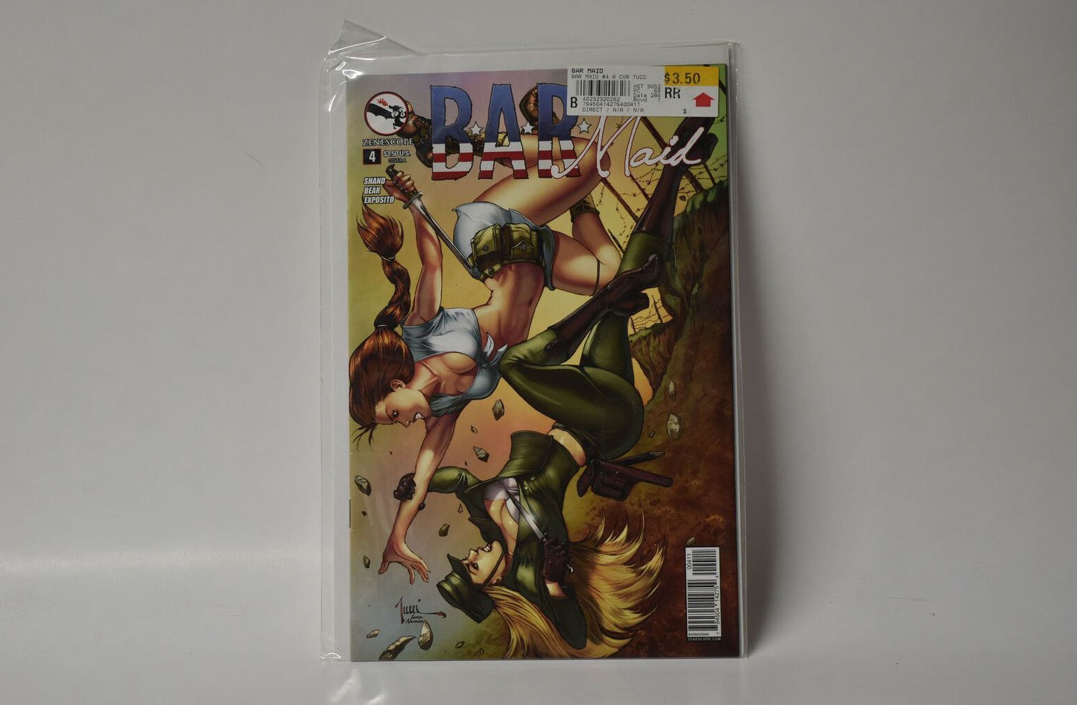Bar Maid 4 Comic Book Zene Scope Shand Bear Exposito