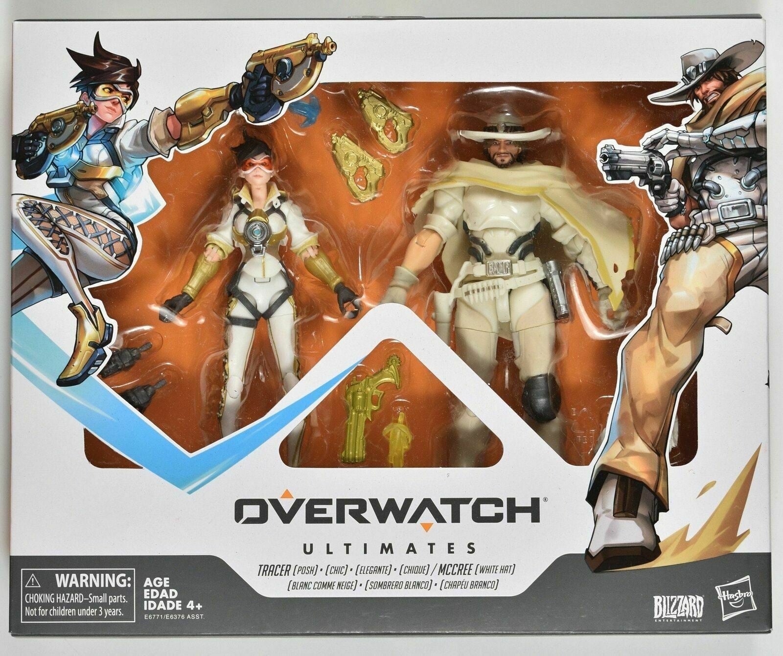 Overwatch Action Figure Set tracer and Mccree