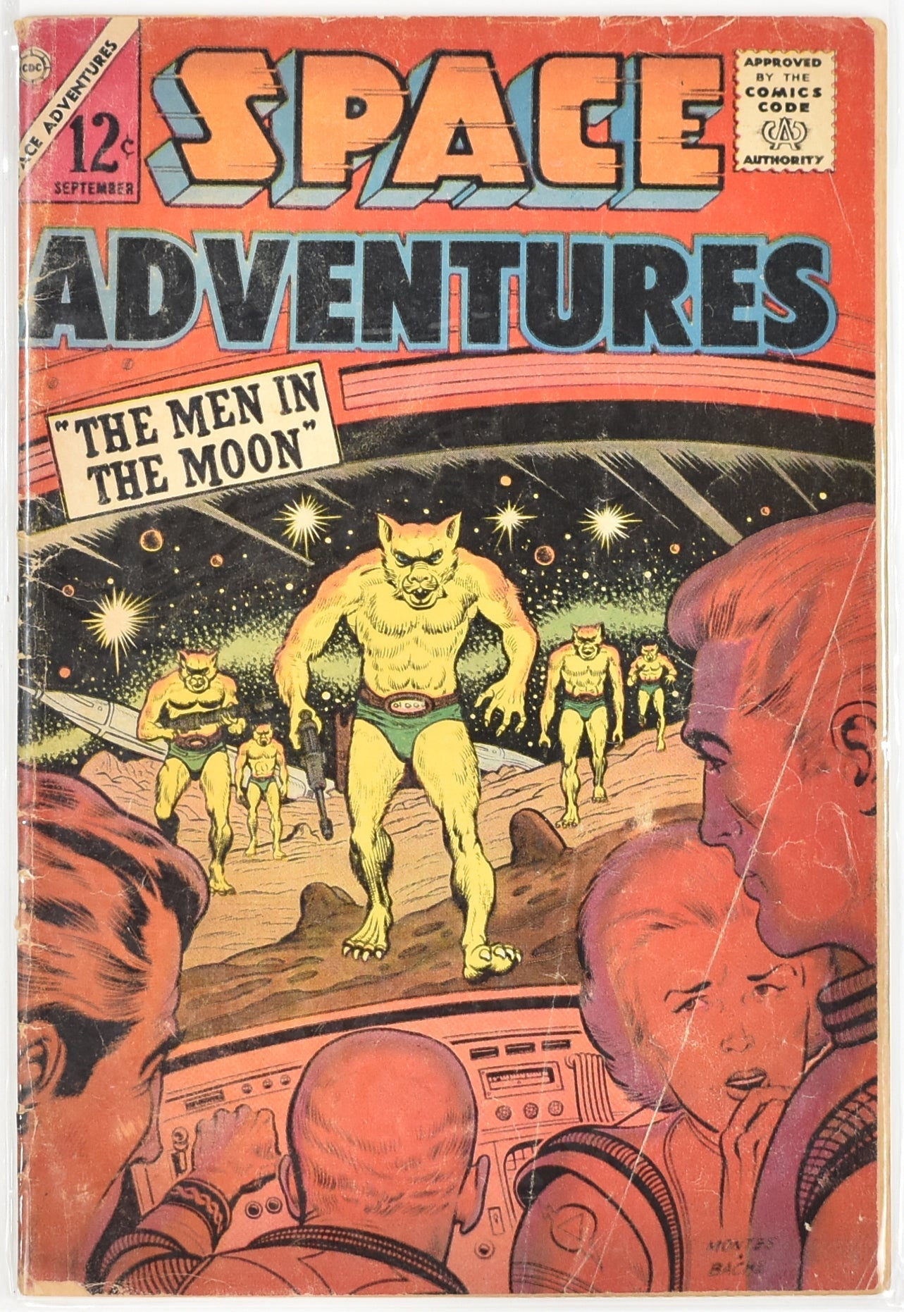 Space Adventures Comic Book - The men in the moon