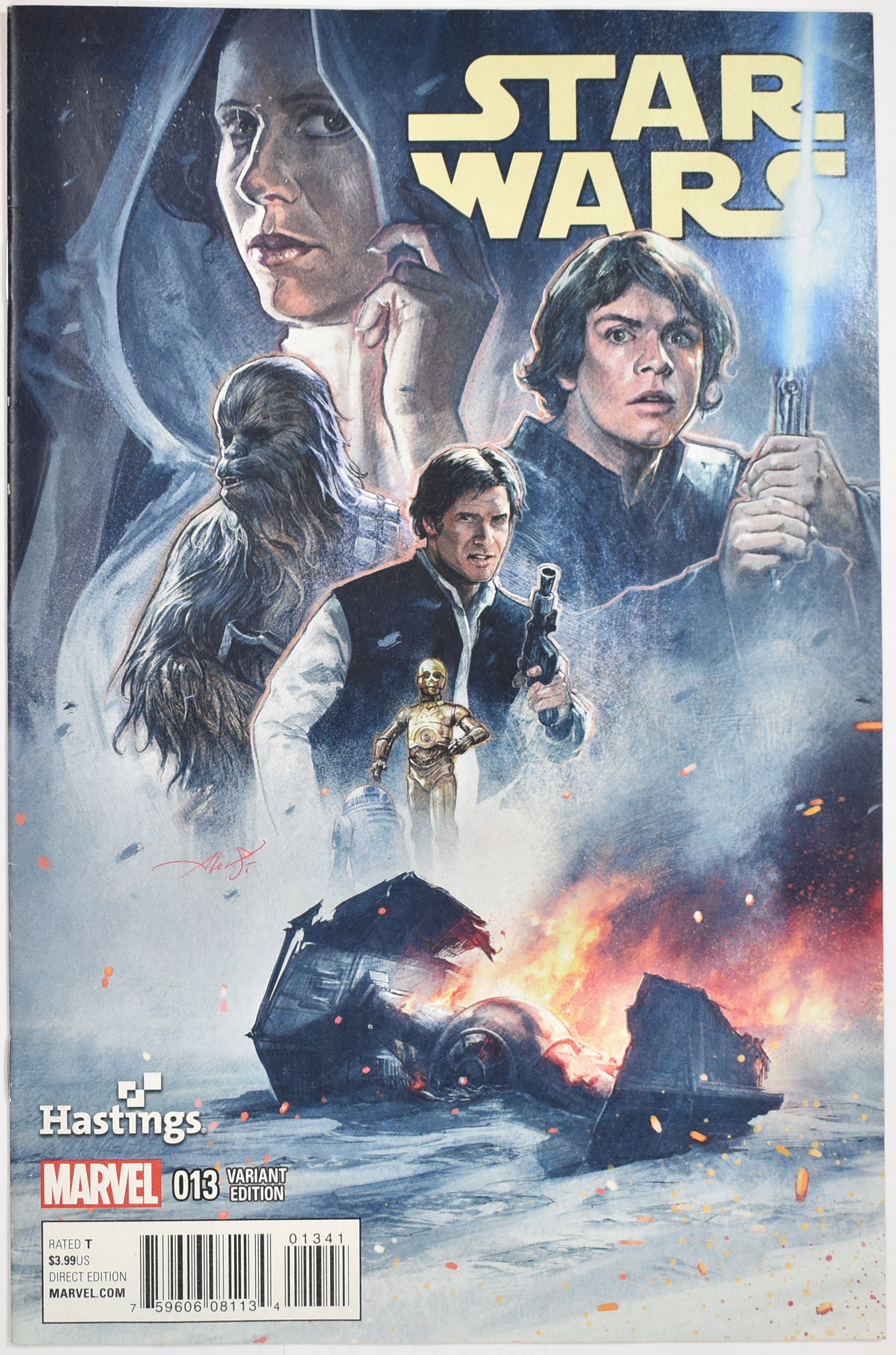 Star Wars Comic Book Variant edition Cover Hastings 013