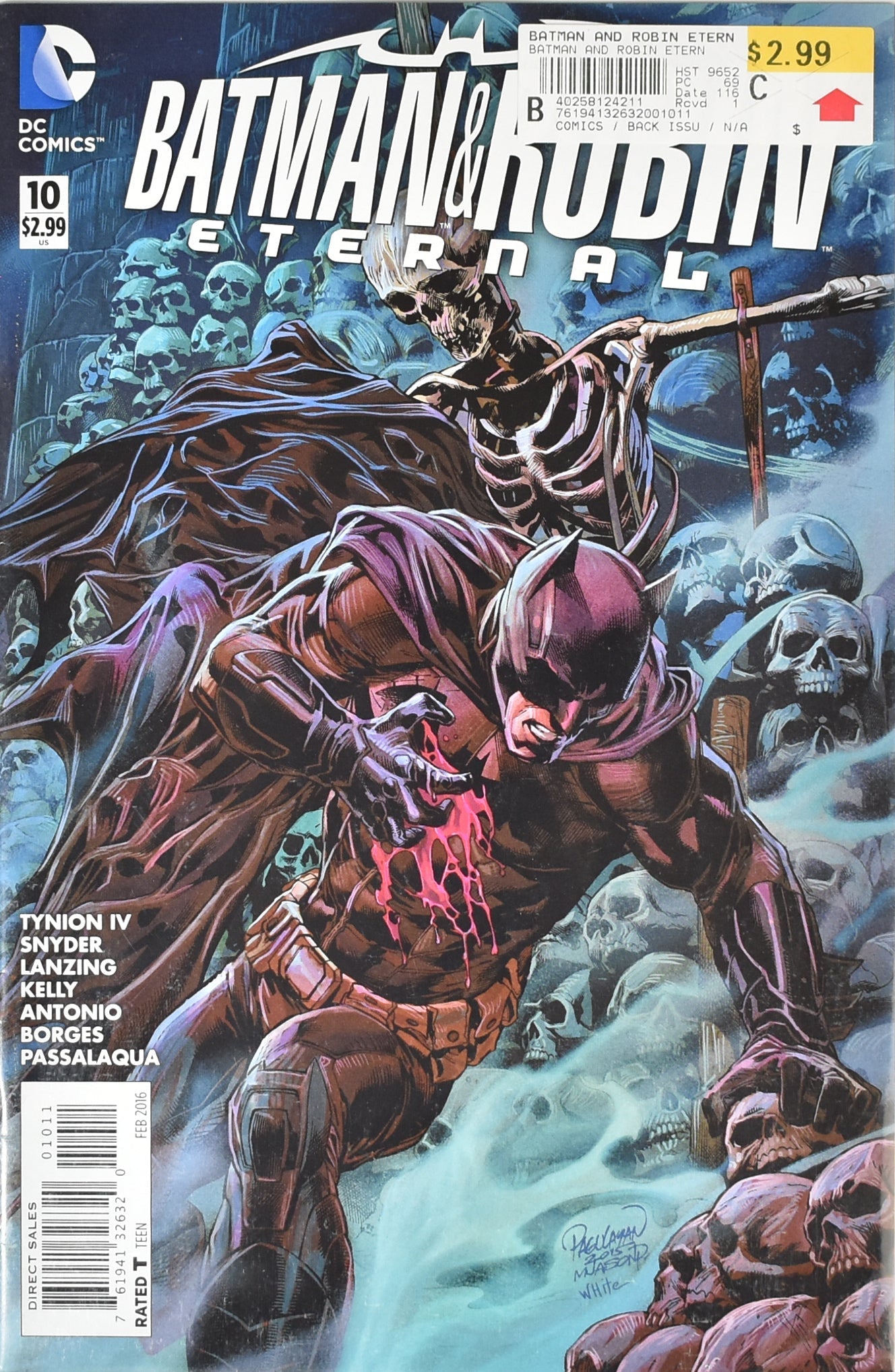 Batman Eternal 10 Comic Book DC Comics FEB 2016