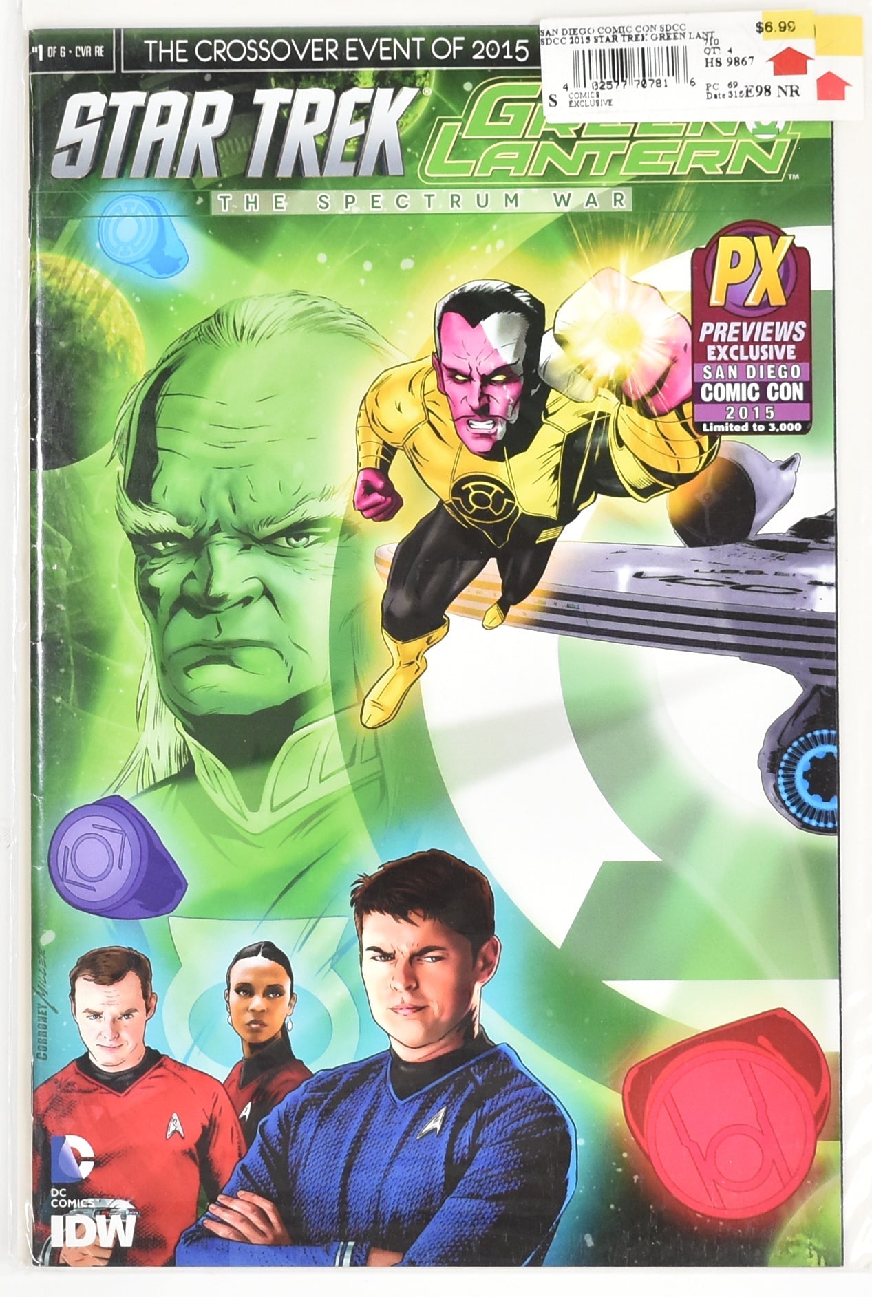 Star Trek Green Lantern Px Previews Exclusive San Diego Comic Con