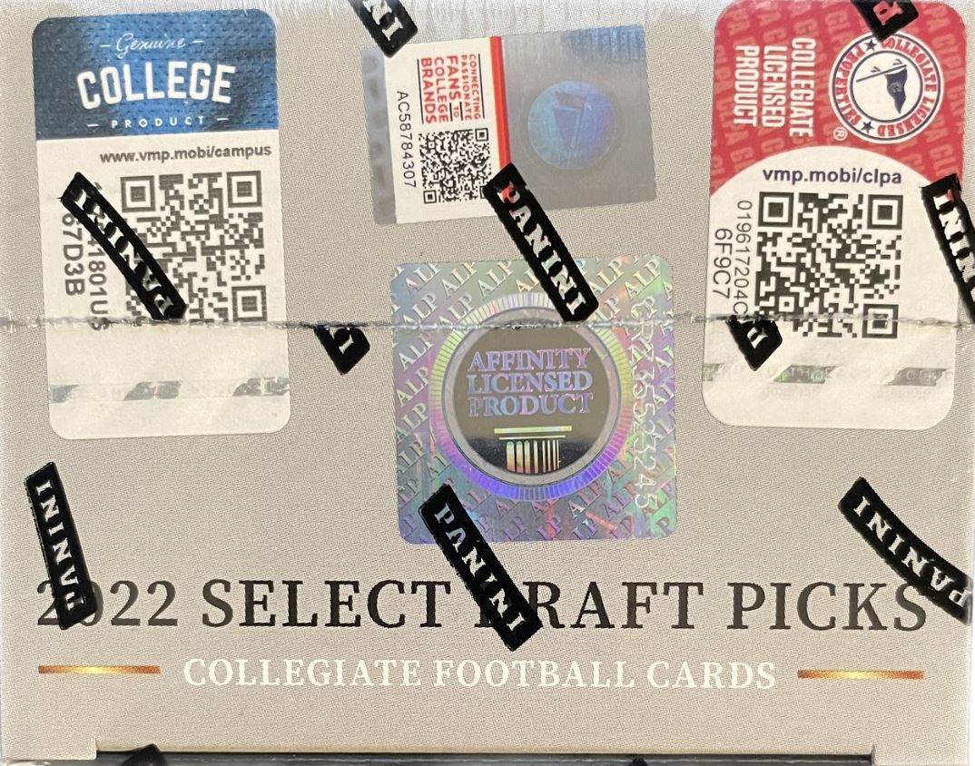 2022 Panini Select NFL Draft Picks Football 6 Pack Blaster Box!