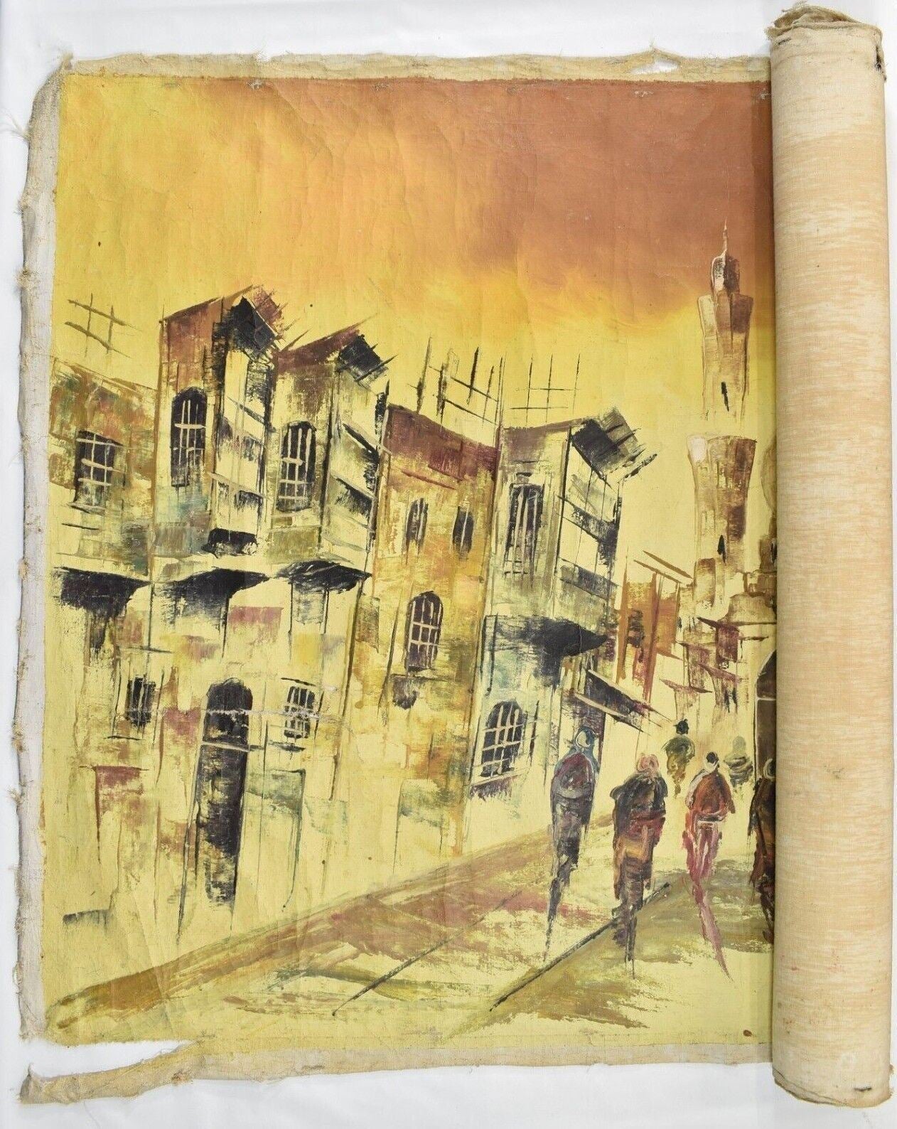 Original Al-Kadhimiya Old City Vill Mosque Shrine Original Hand Painted Artwork