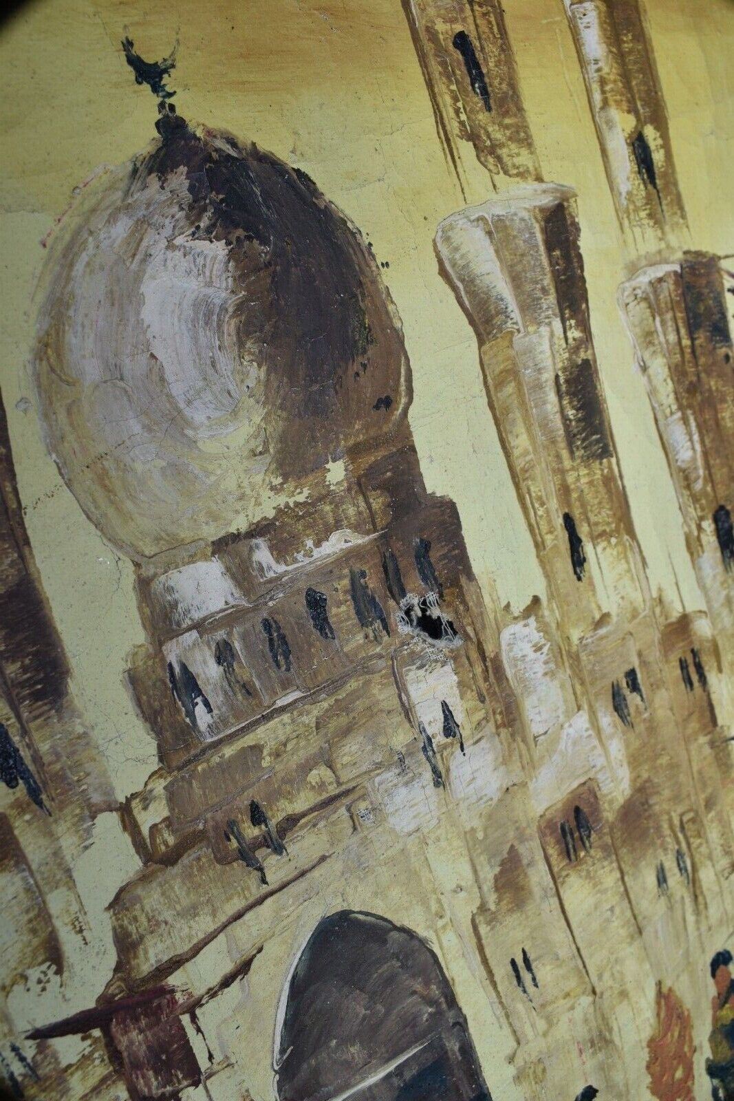 Original Al-Kadhimiya Old City Vill Mosque Shrine Original Hand Painted Artwork