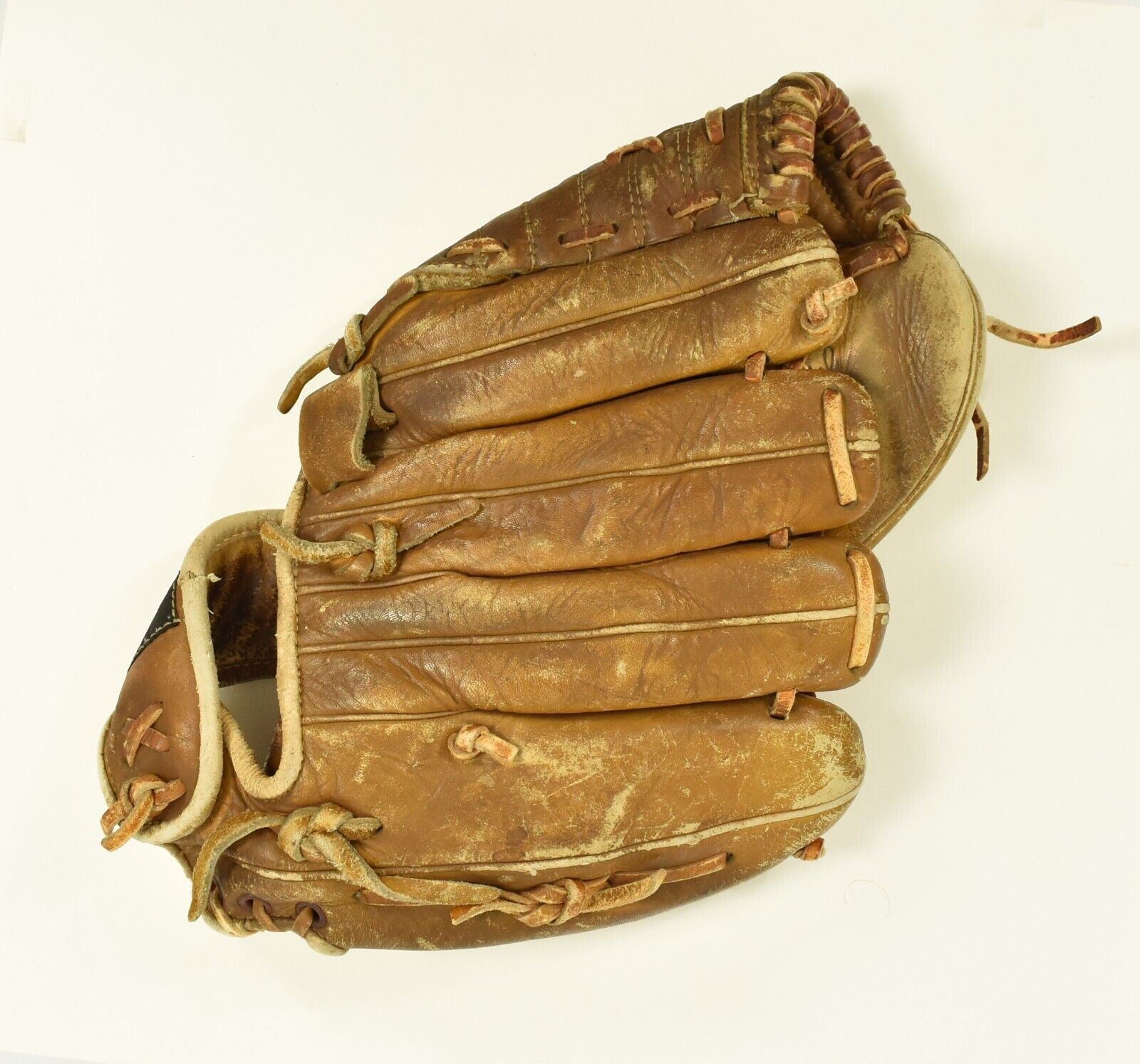 Wards Hawthorne 60-4051 Vintage Baseball Glove Deep Pocket Leather Cowhide