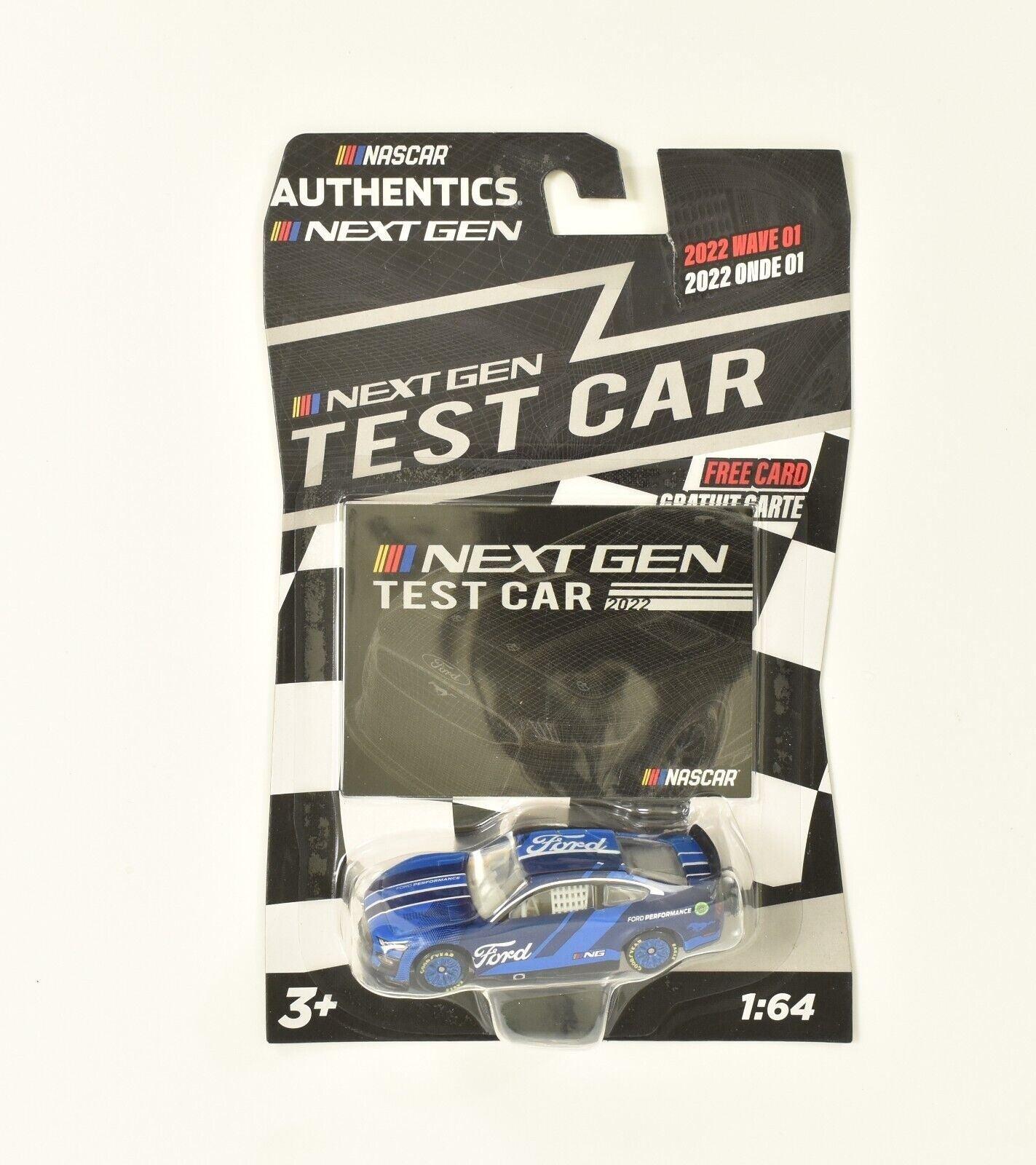NASCAR Authentics 2022 Wave 1 Ford Mustang Unveil Test Car 1:64 Diecast Next Gen