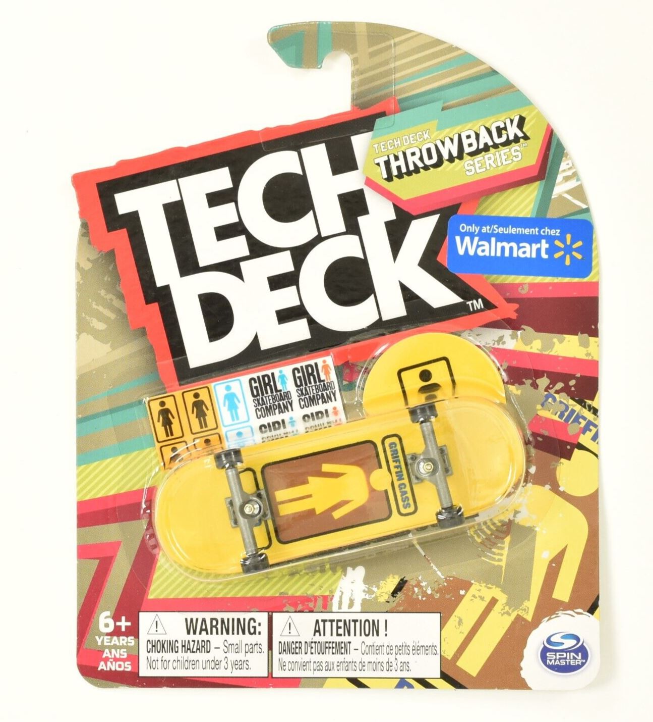 TECH DECK GIRL ULTRA RARE Throwback Series Walmart Fingerboard Skateboard NEW