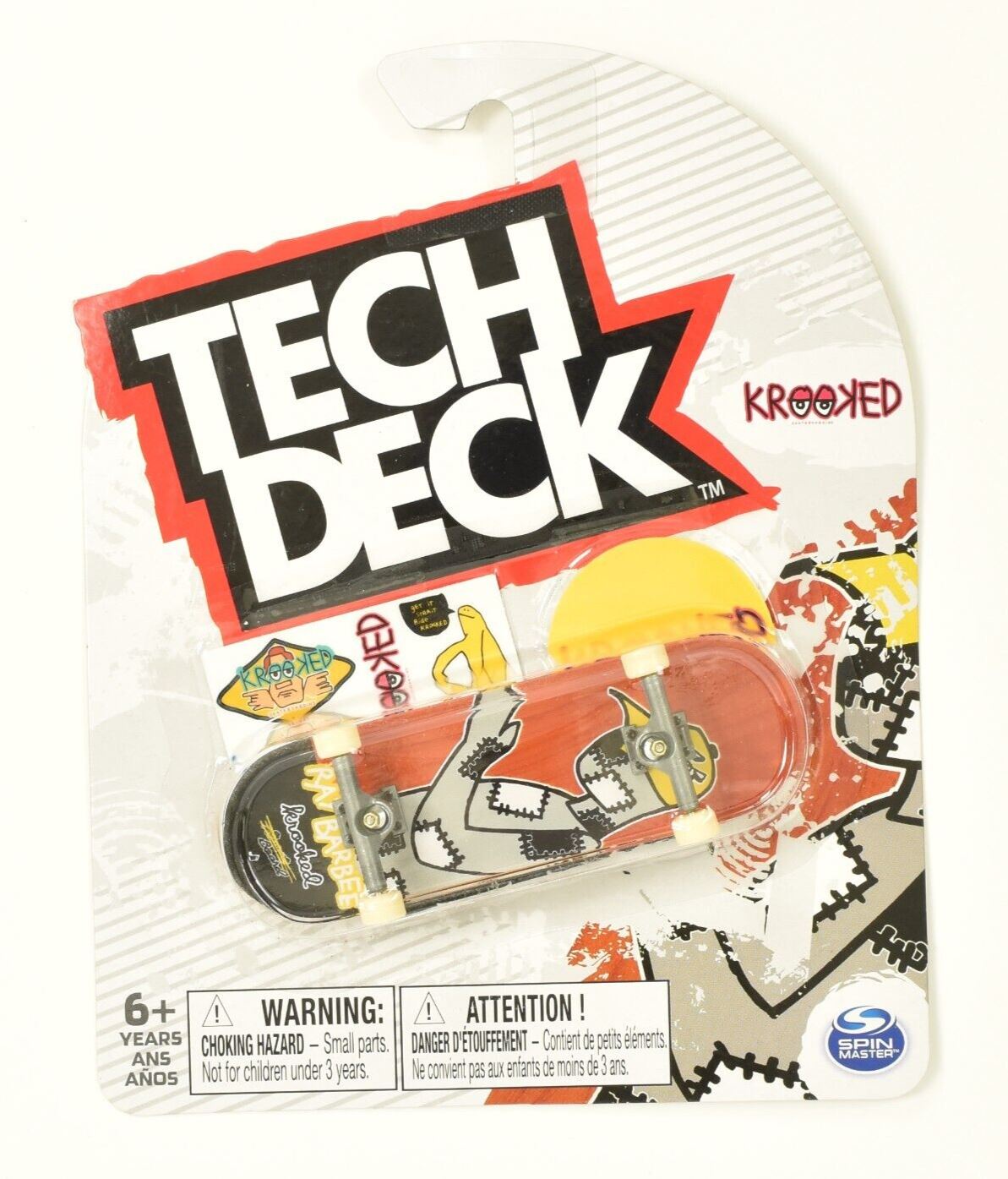 2022 Tech Deck Krooked Fingerboard Skateboard 2022 Spin Master RED