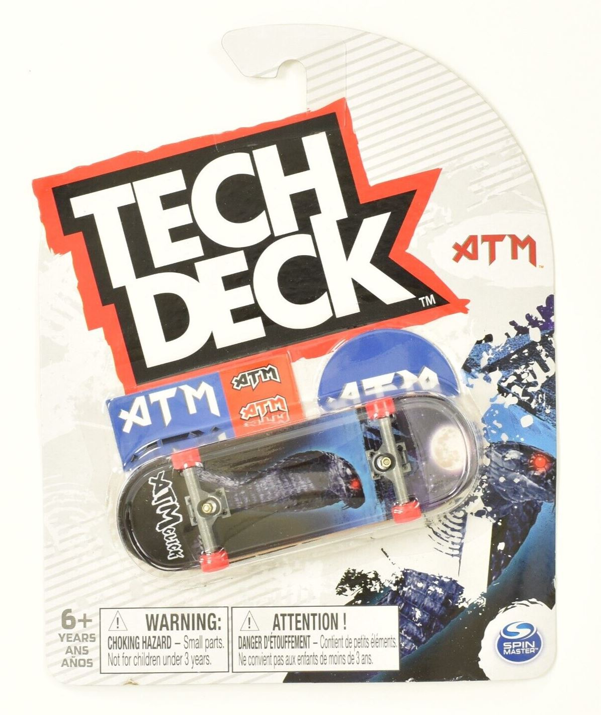 Tech Deck FingerBoard Skateboard 2022-NEW ATM Snake Spin Master Finger Board