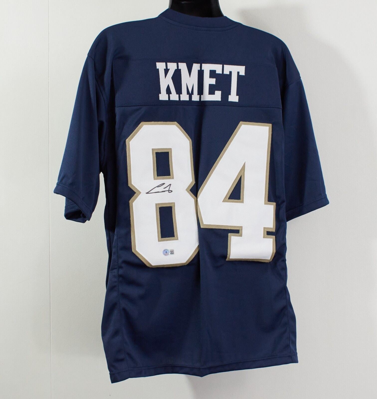 Cole Kmet Signed Notre Dame Fighting Irish Jersey (Beckett) Chicago Bears T.E.