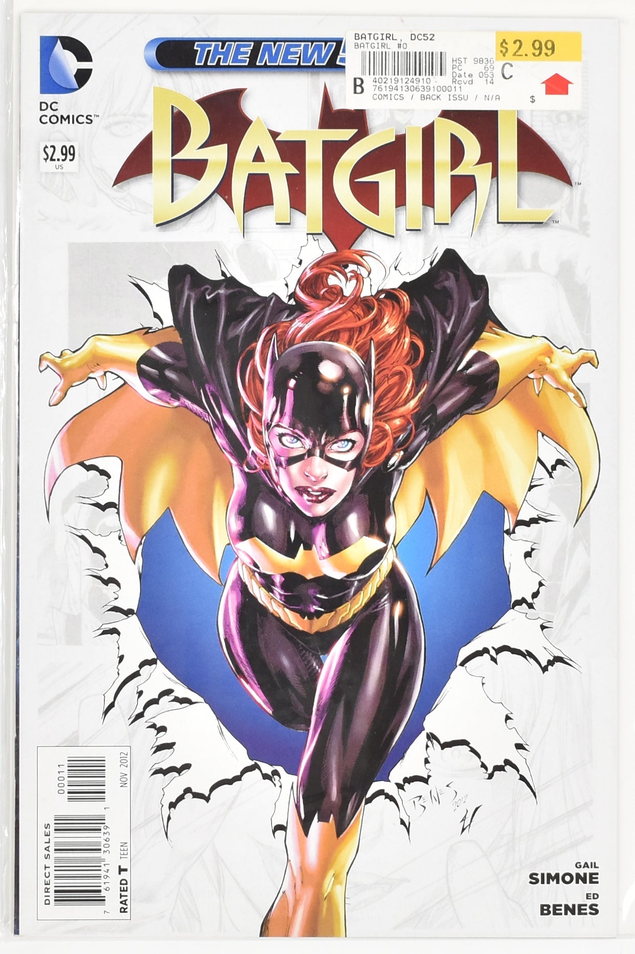 Bat Girl Comic Book DC Comics The New 52