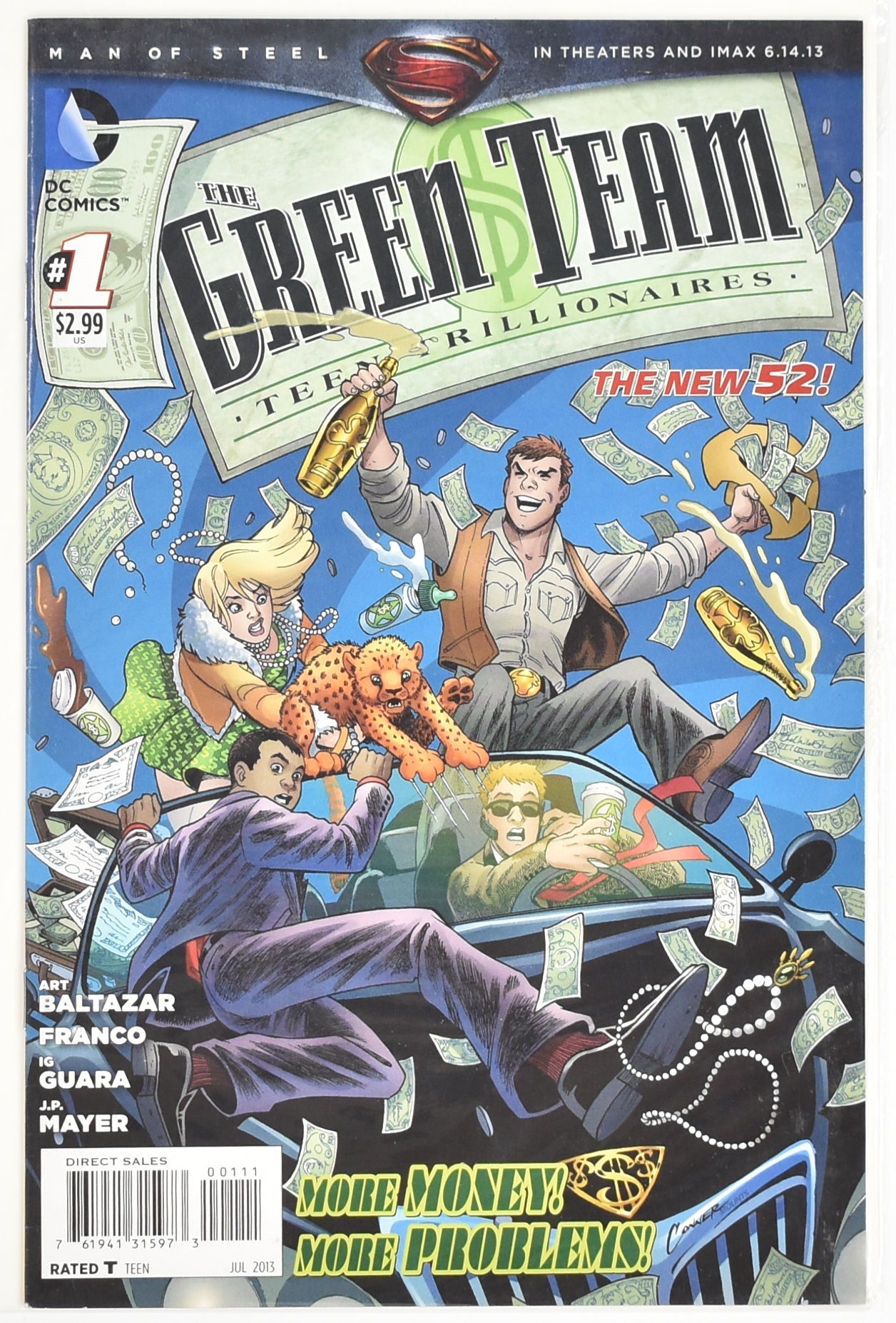 The Green Team 1 Dc Comics Comic Book Jul 2013