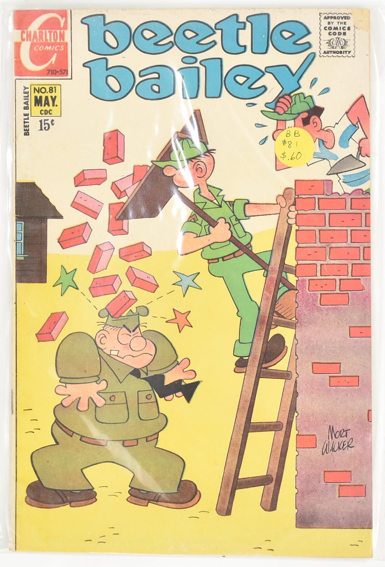 Beetle Bailey No. 81 May Charlton Comics Comic Book