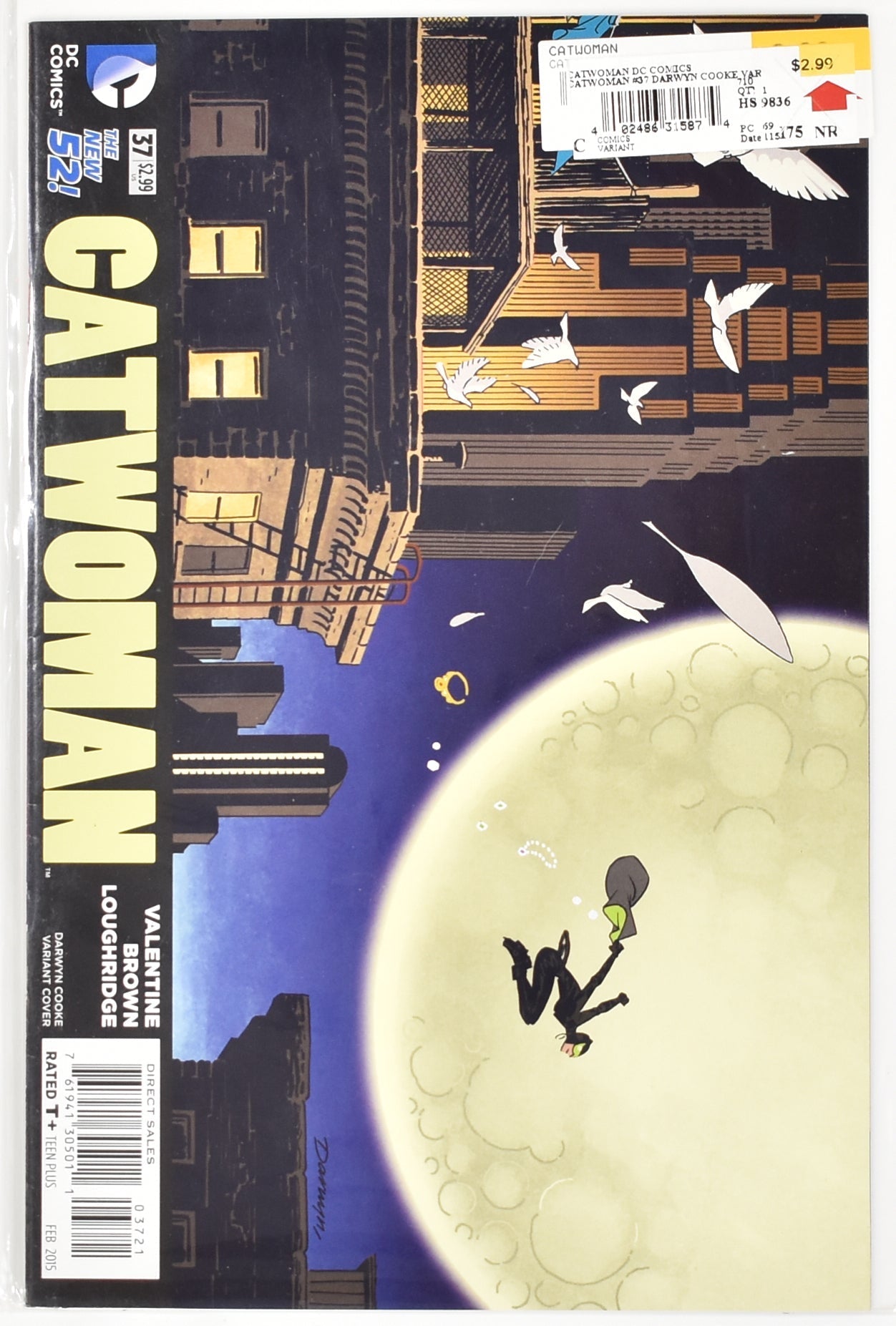 Cat Woman 37 The New 52 Dc Comics Comic Book Variant