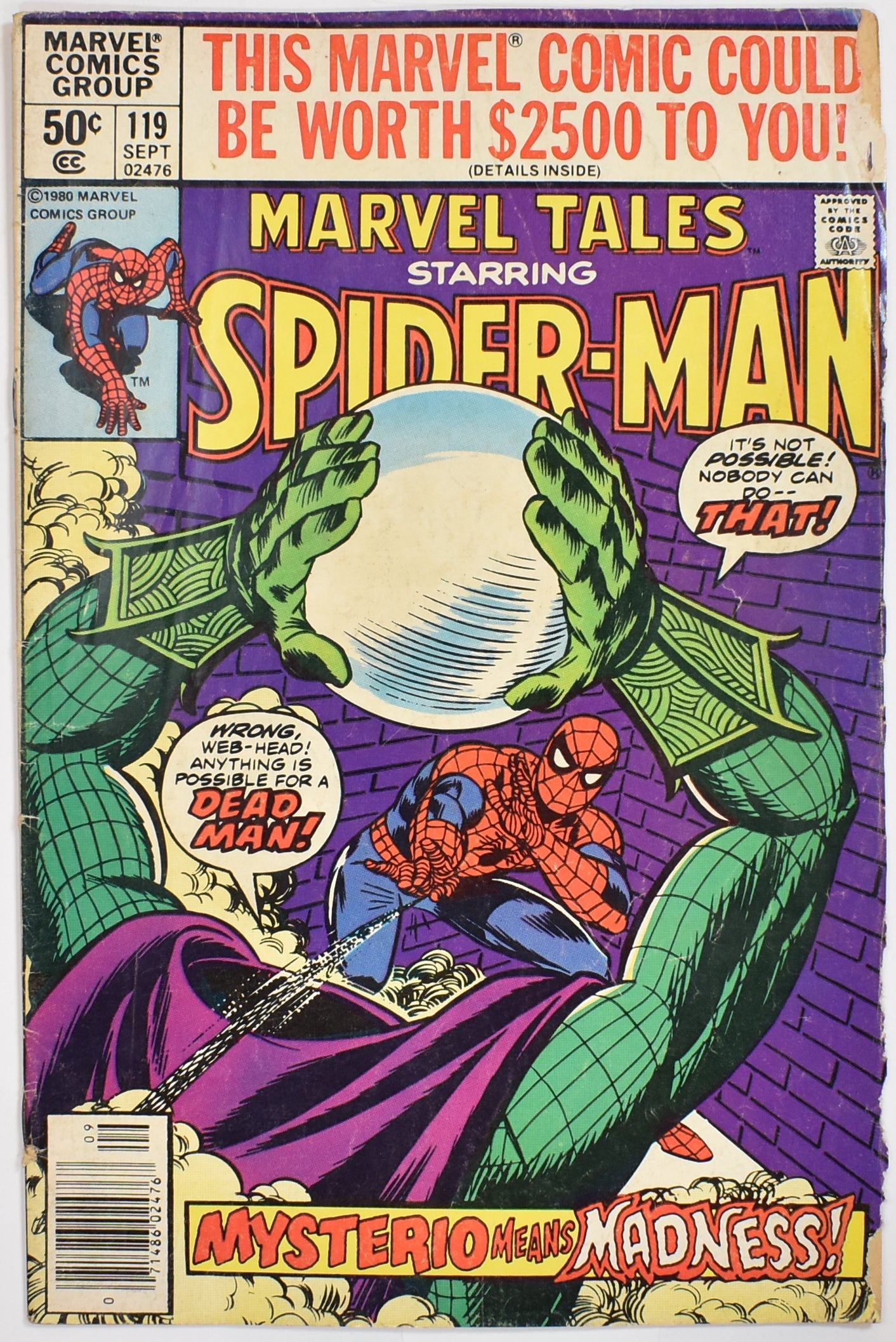 Marvel Tales Staring Spider Man 119 Mysterio Means Madness Comic Book