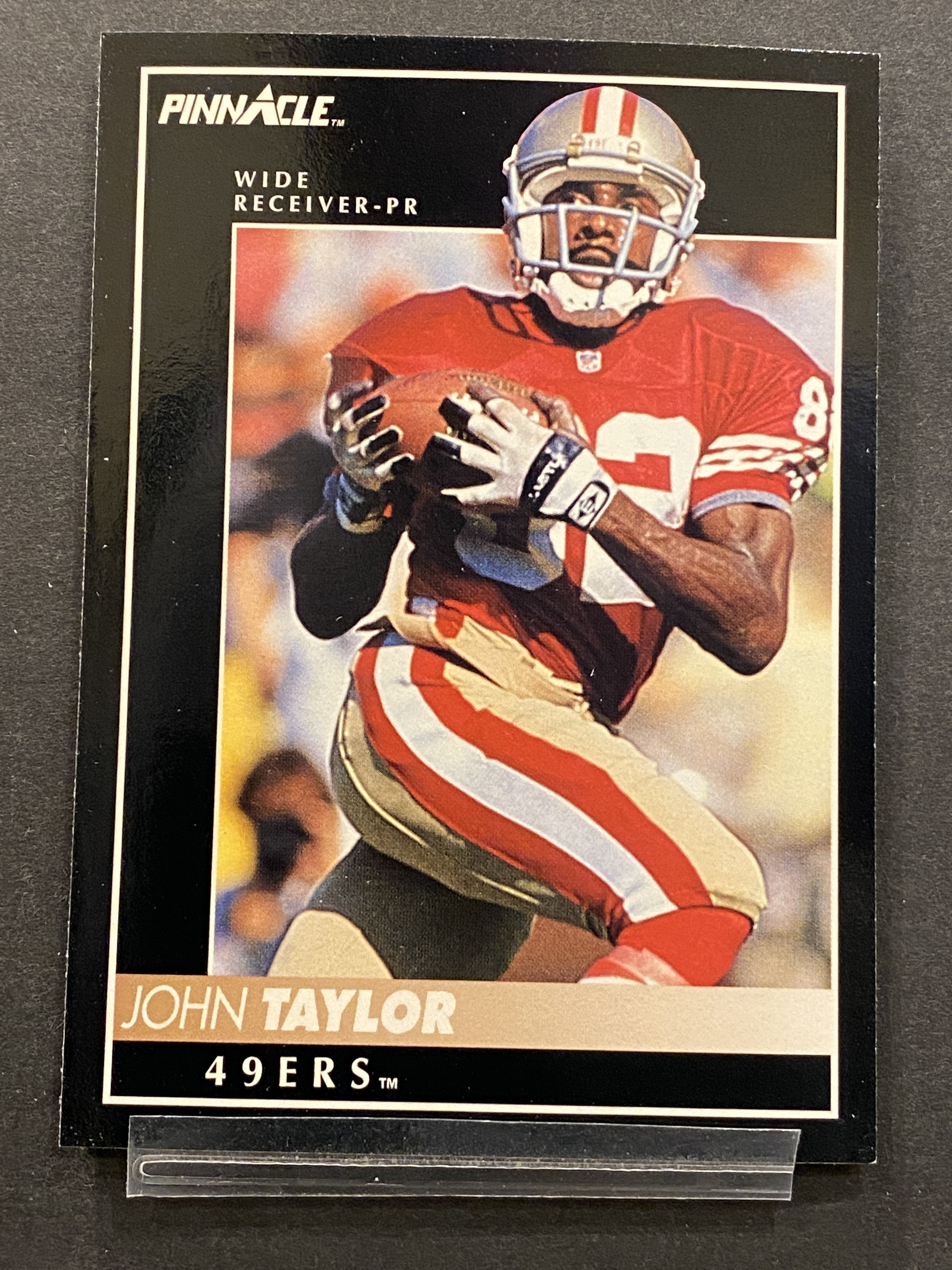John Taylor Pinnacle Football Card San Francisco 49ers