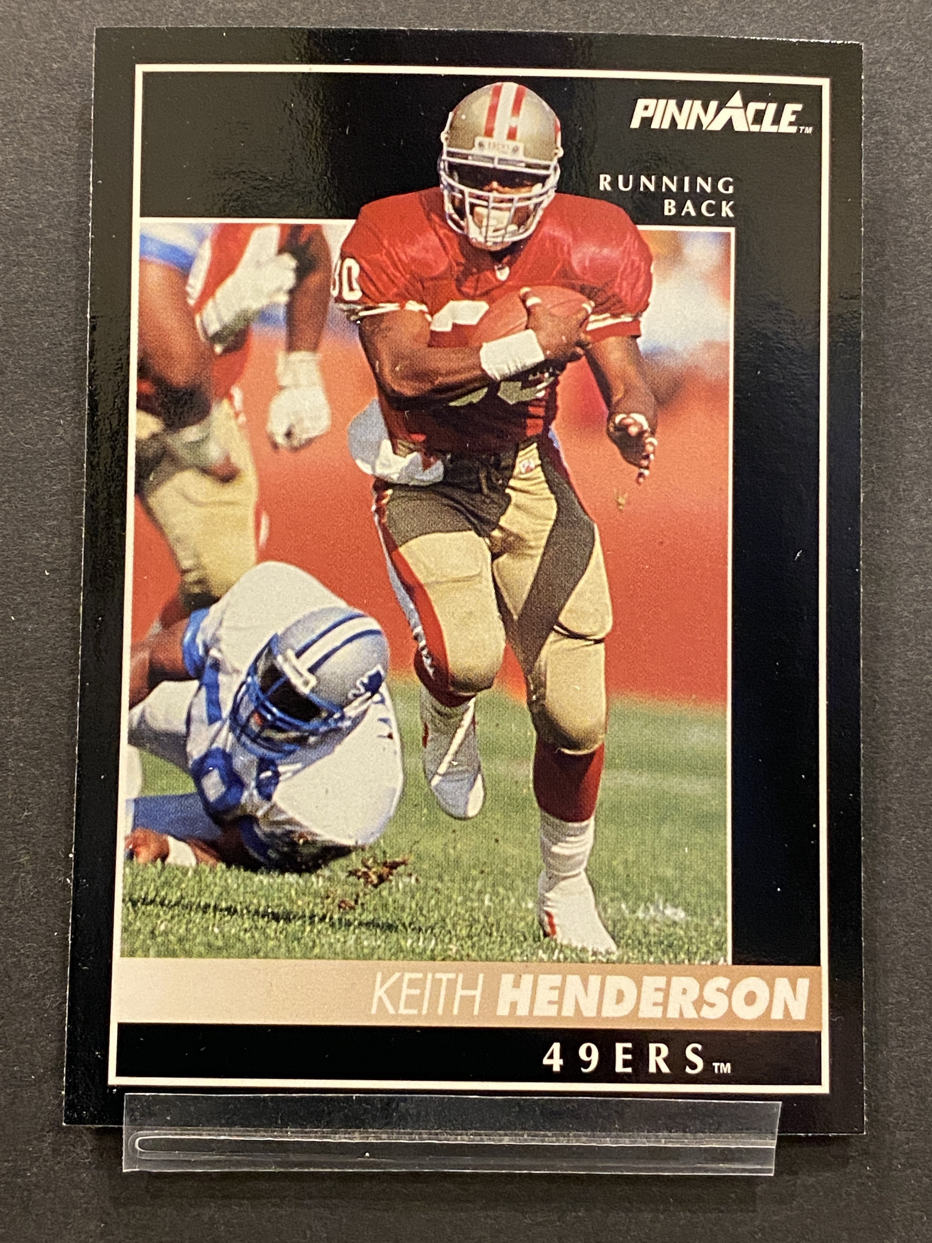 Keith Henderson Pinnacle Football Card San Francisco 49ers