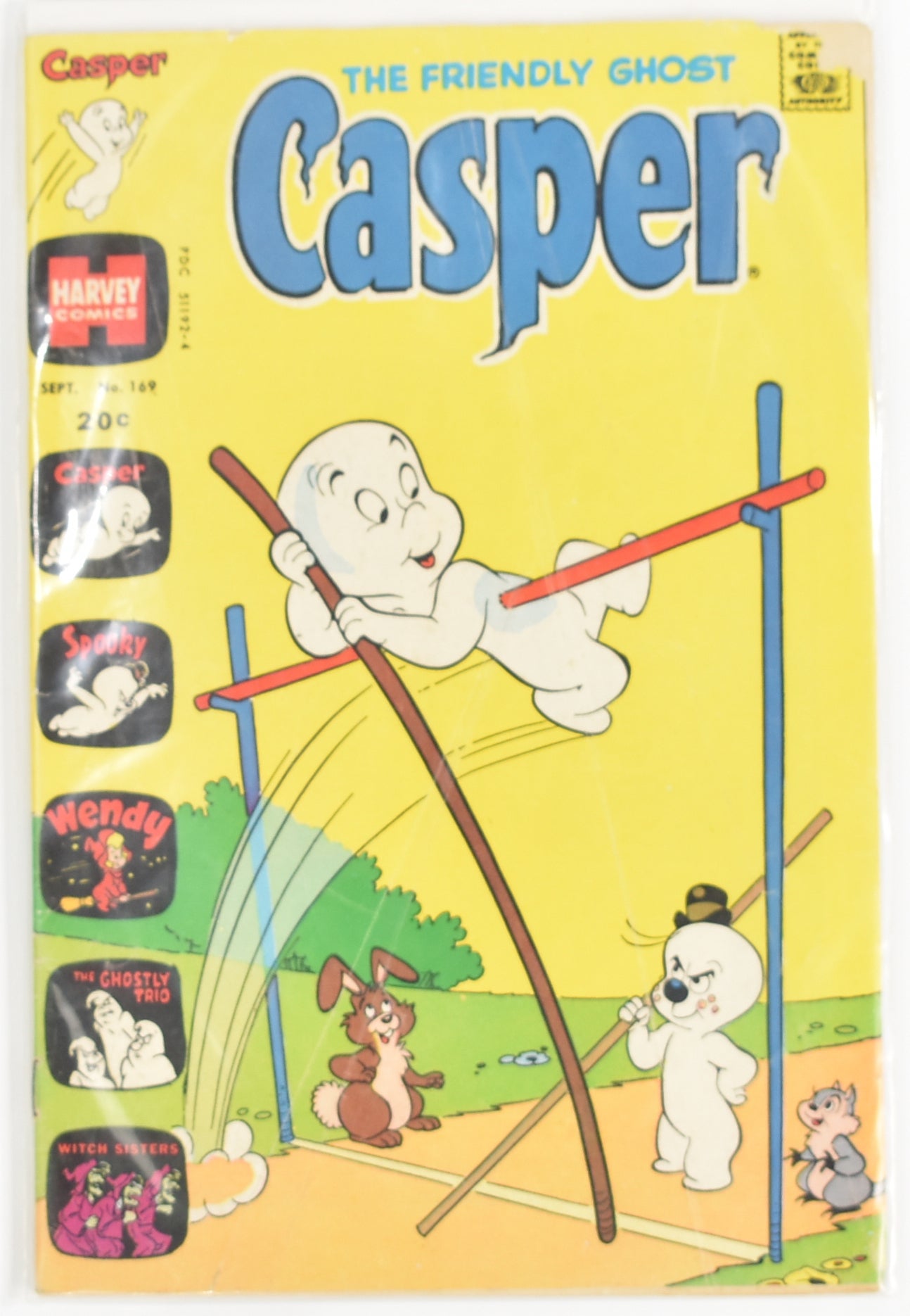 Casper No. 169 Sept Comic Book The Friendly Ghost Harvey Comics