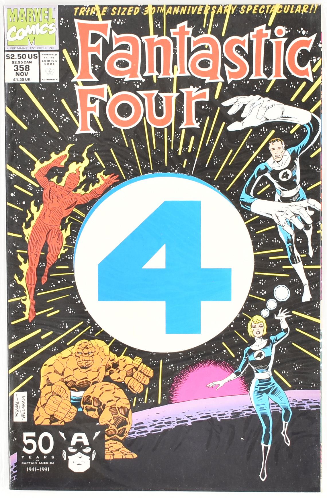 Fantastic Four 358 Marvel Comics Comic Book NOV