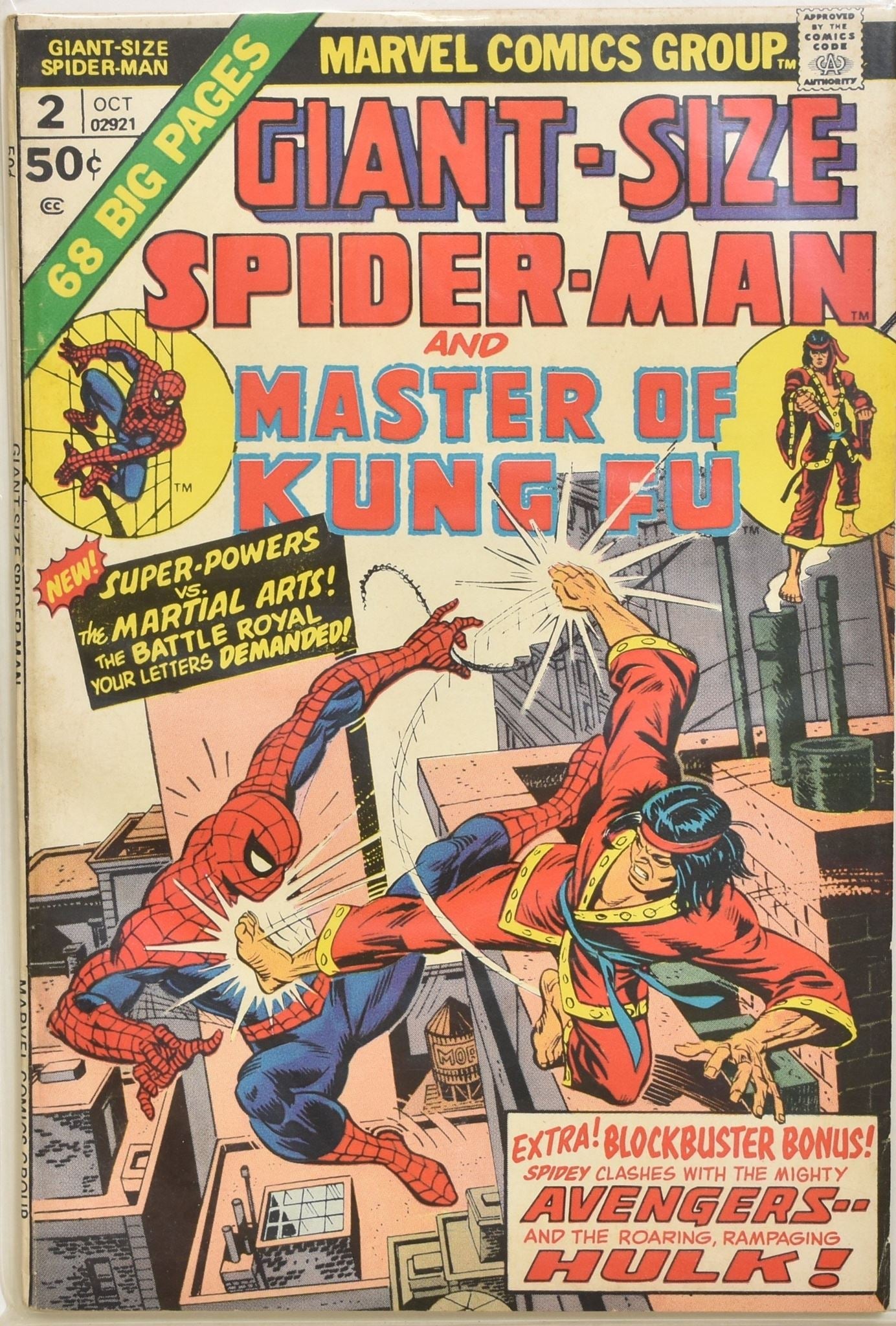 Spider Man and the Master of Kung Fu Oct 2 Comic Book
