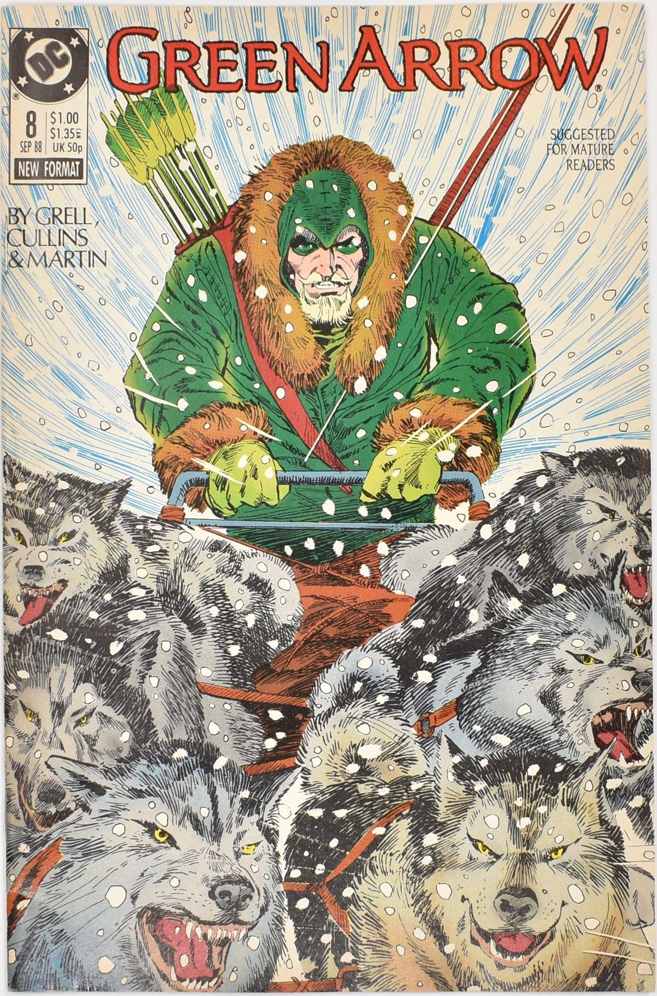 Green Arrow No. 8 Dc Comics Sep 1988 Comic Book