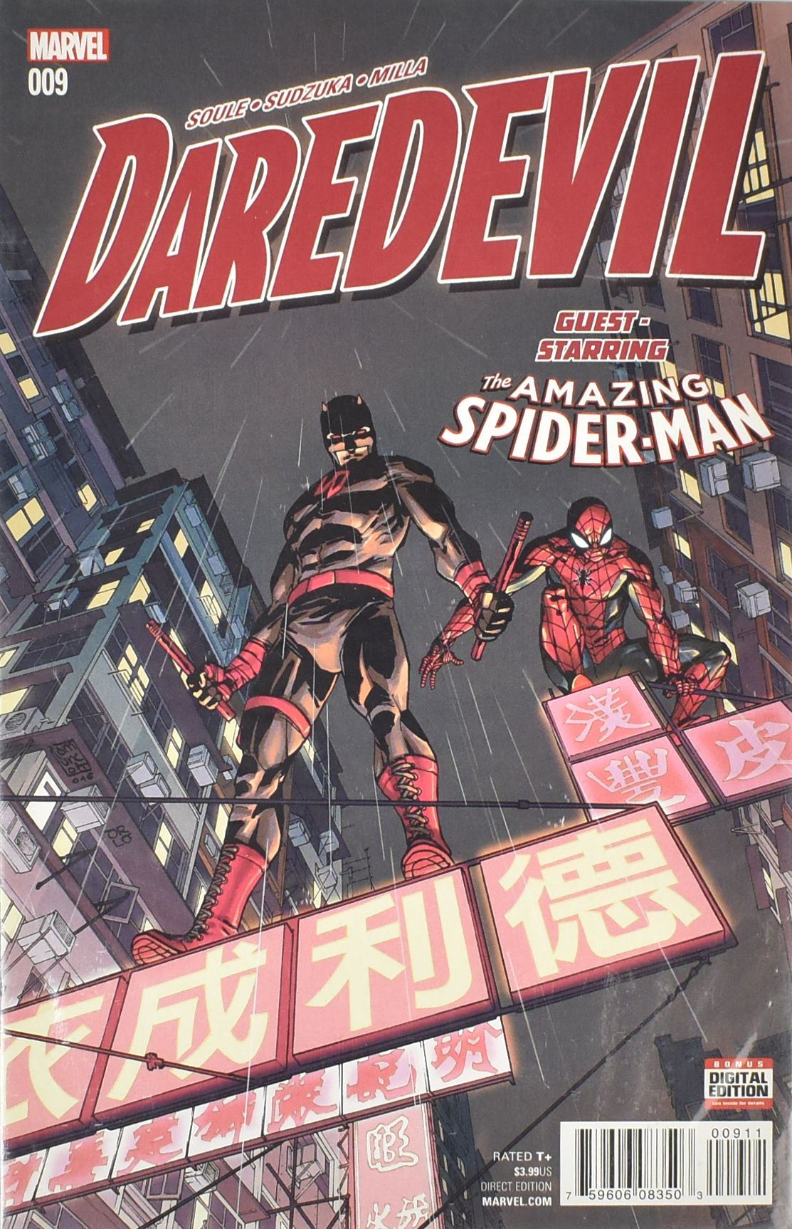 Daredevil 009 Guest Staring The Amazing Spider Man Comic Book