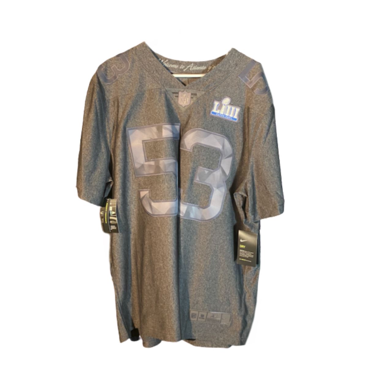 Nike Super Bowl 53 LIII Limited Edition Atlanta Jersey Size XL