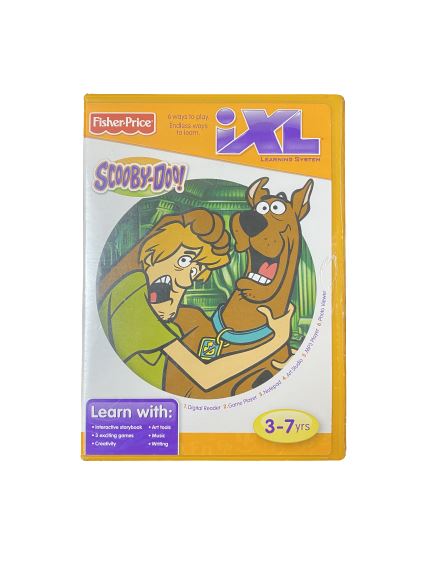 Scooby Doo Fisher Price Game Video Game USED IXL 3-7 Years Kids Learning Game