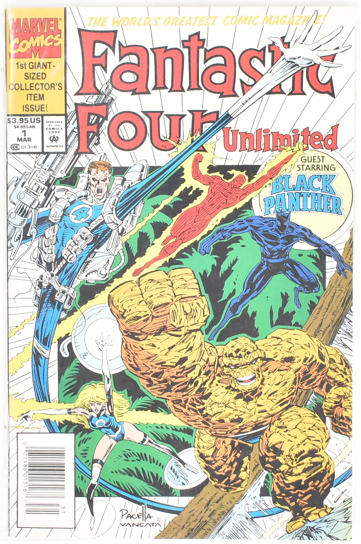 Fantastic Four Unlimited Marvel Comics 1 Mar Unlimited Comic Book