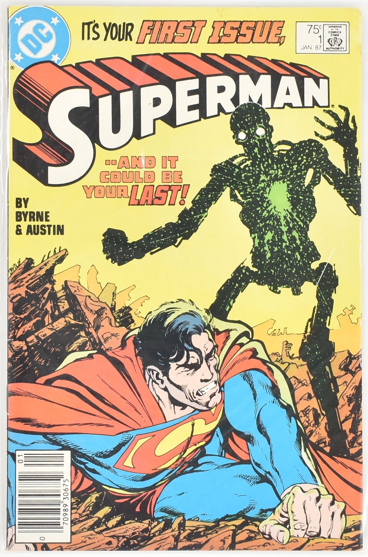 Superman 1 Jan 87 Comic Book