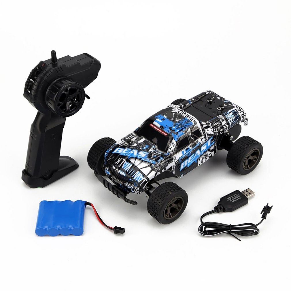 LR-C004 1/18 RC Car 4WD climbing Car Double Motors Drive Bigfoot Car Remote Cont