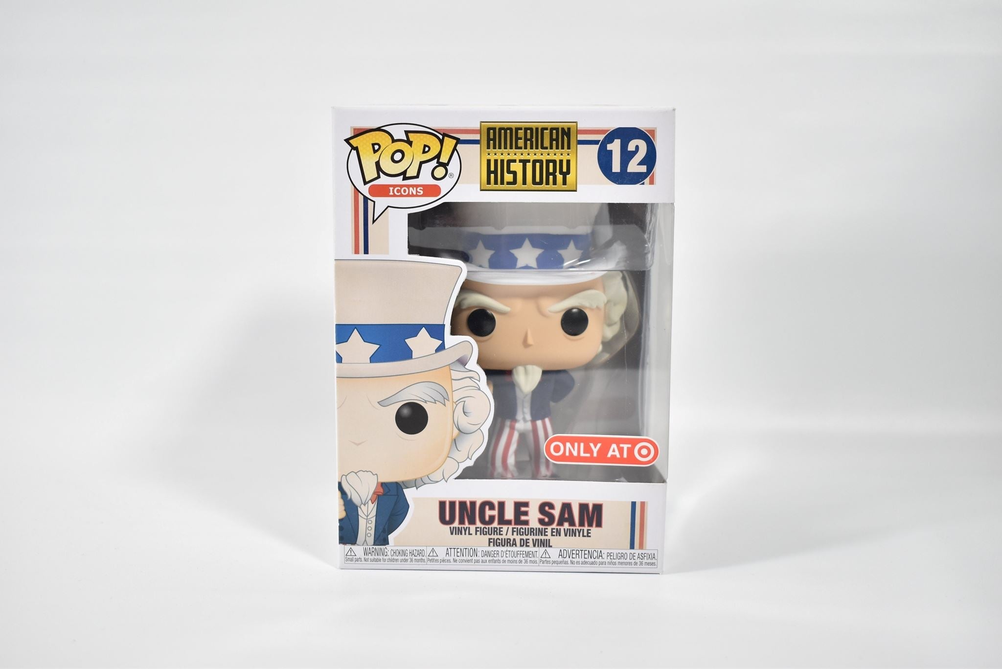 Pop Funko Vinyl Bobble Head Uncle Same Only At Target 12 American History