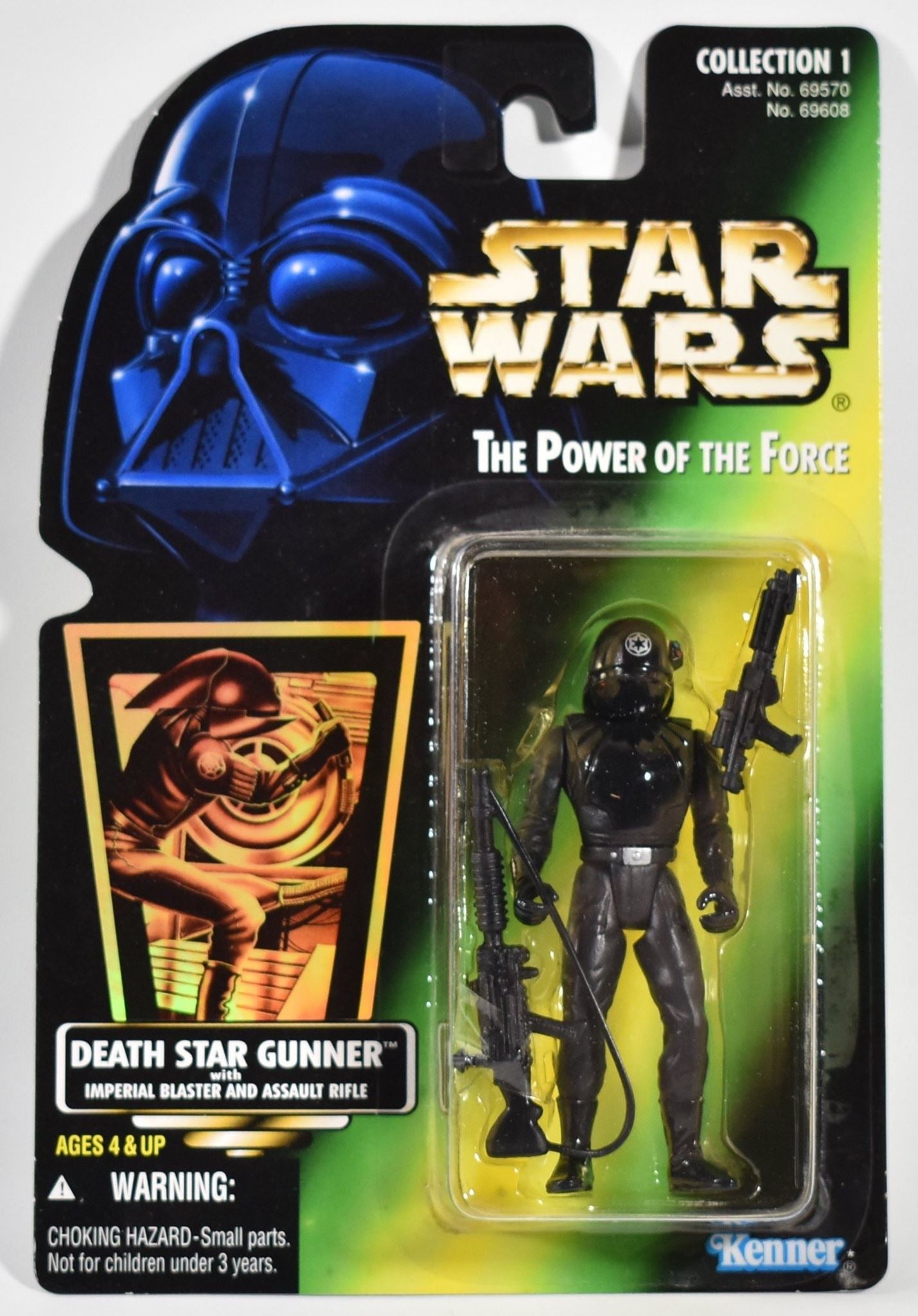 Star Wars Power of the Force Green Card Death Star Gunner Action Figure 1996 Ken