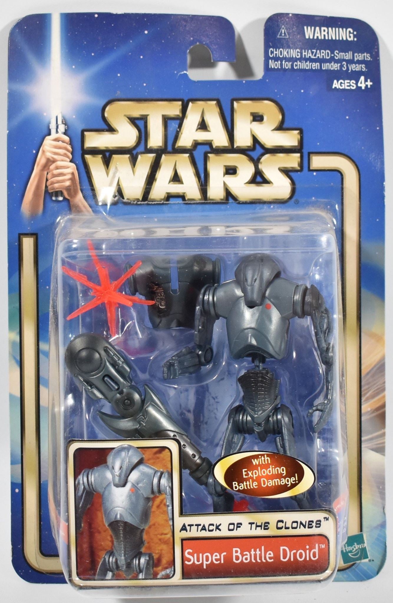 Super Battle Droid Attack of the clones Action Figure Star Wars Hasbro