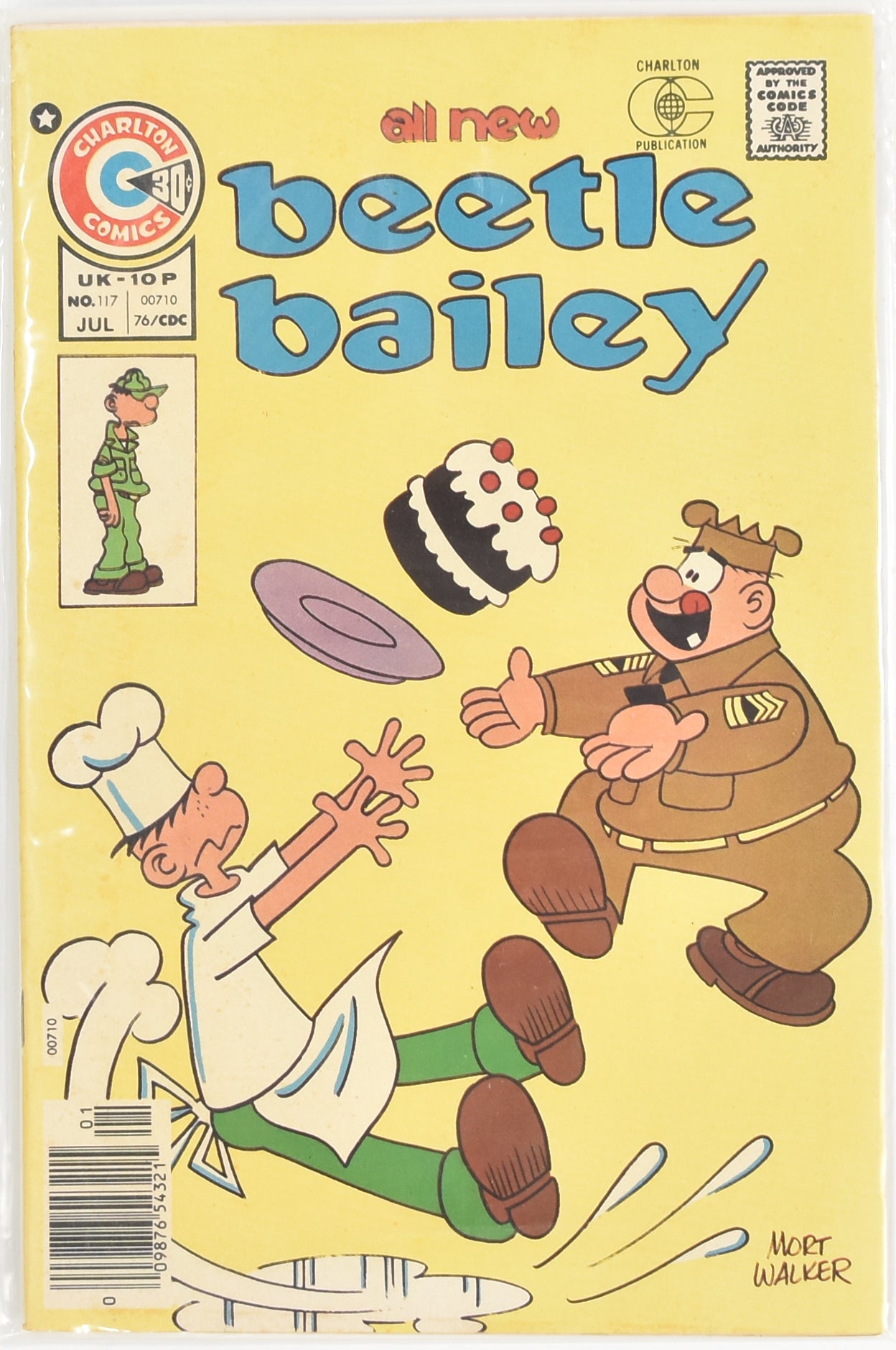 Beetle bailey No. 117 Jul Charlton Comics Comic Book