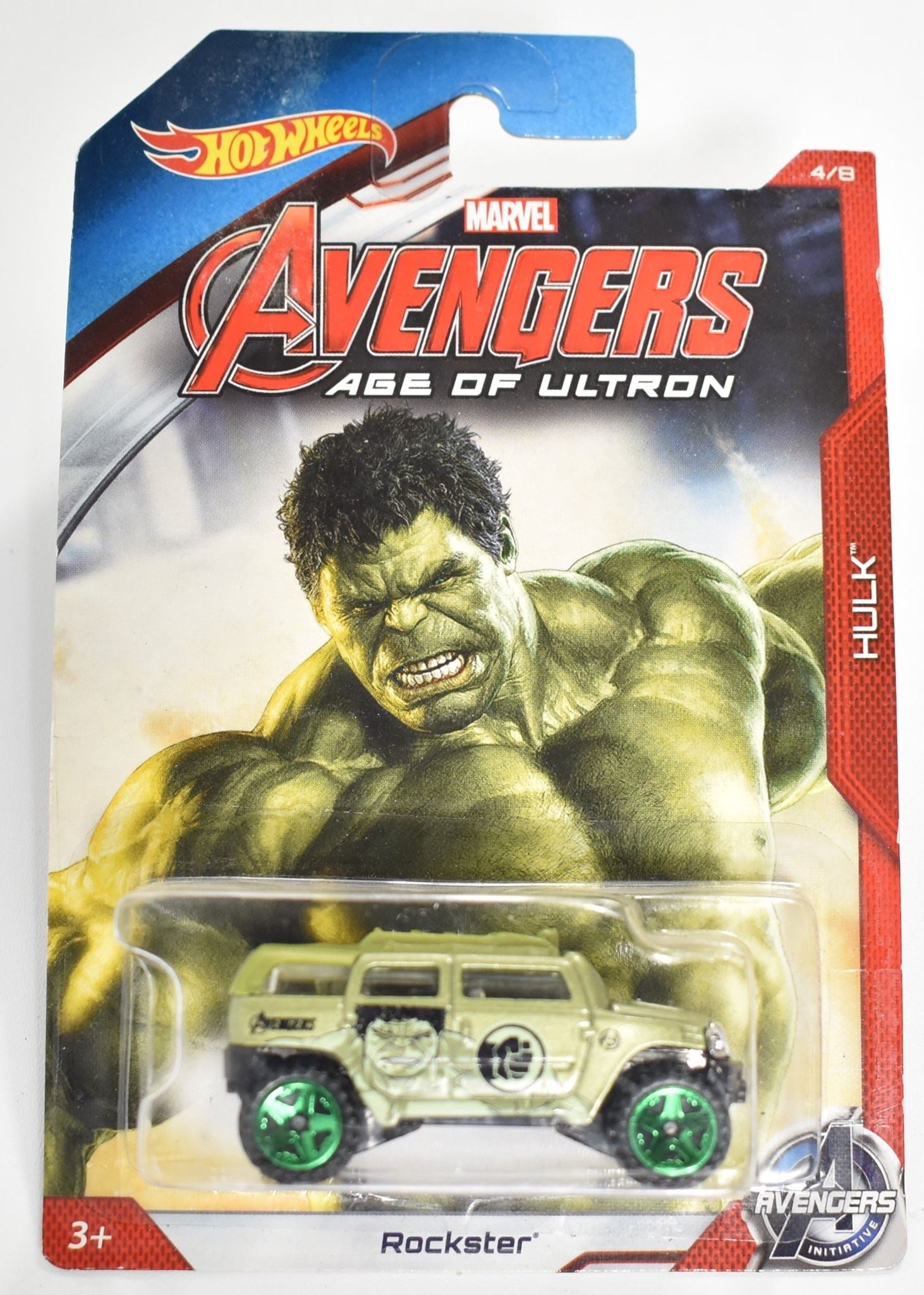 Hot Wheels die cast car Avengers Age of Ultron Hulk Rockster