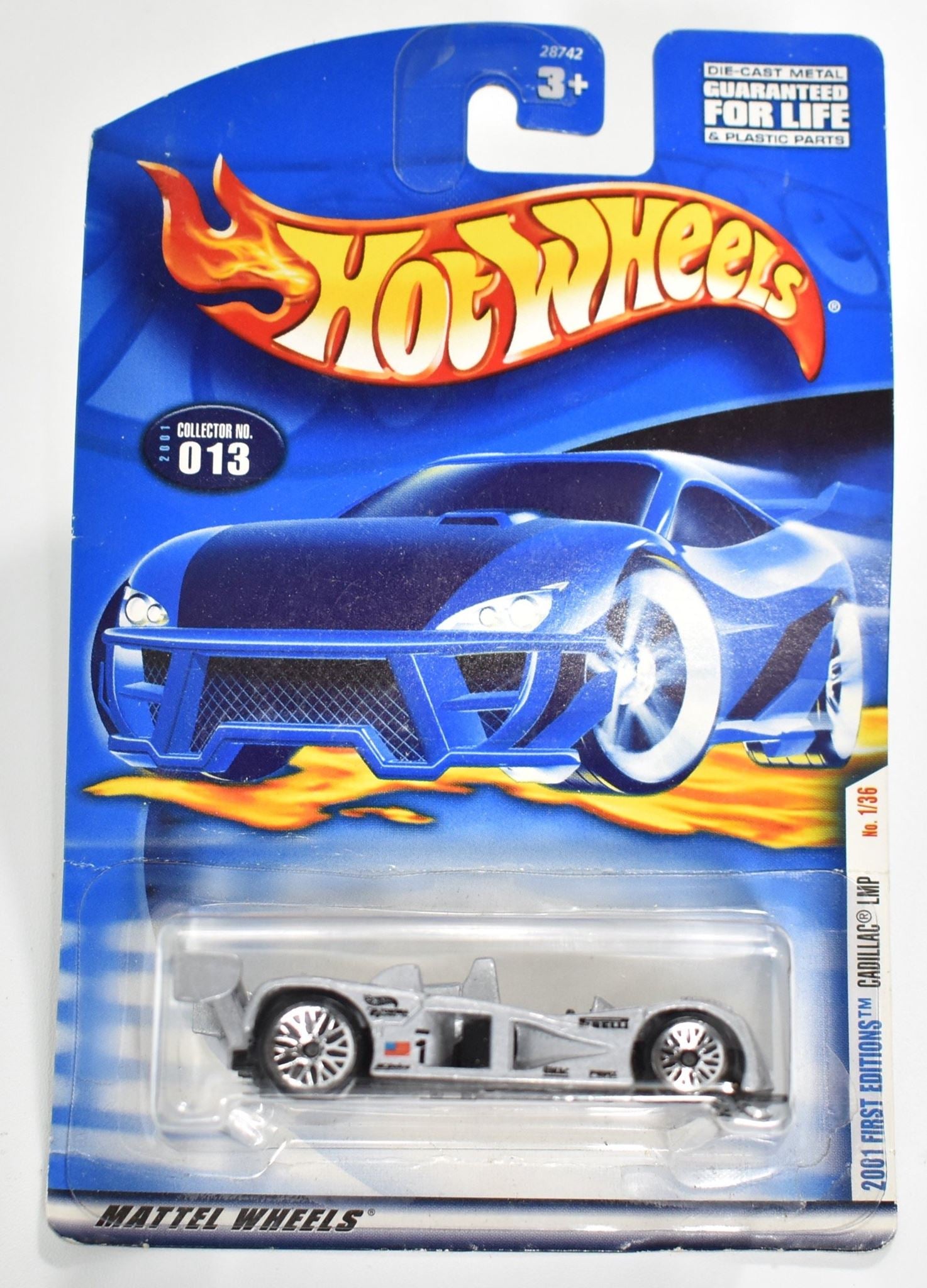 Hot Wheels car 013 2001 First Editions Cadillac LMP