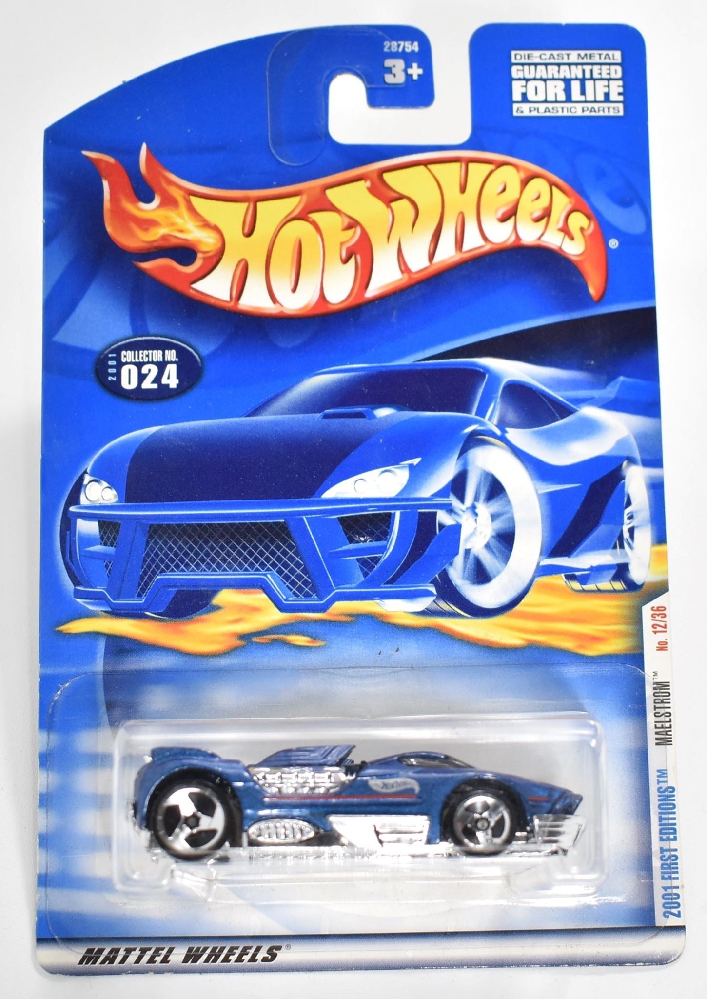 Hot Wheels Car 2001 first Edition 024 Maelstorm