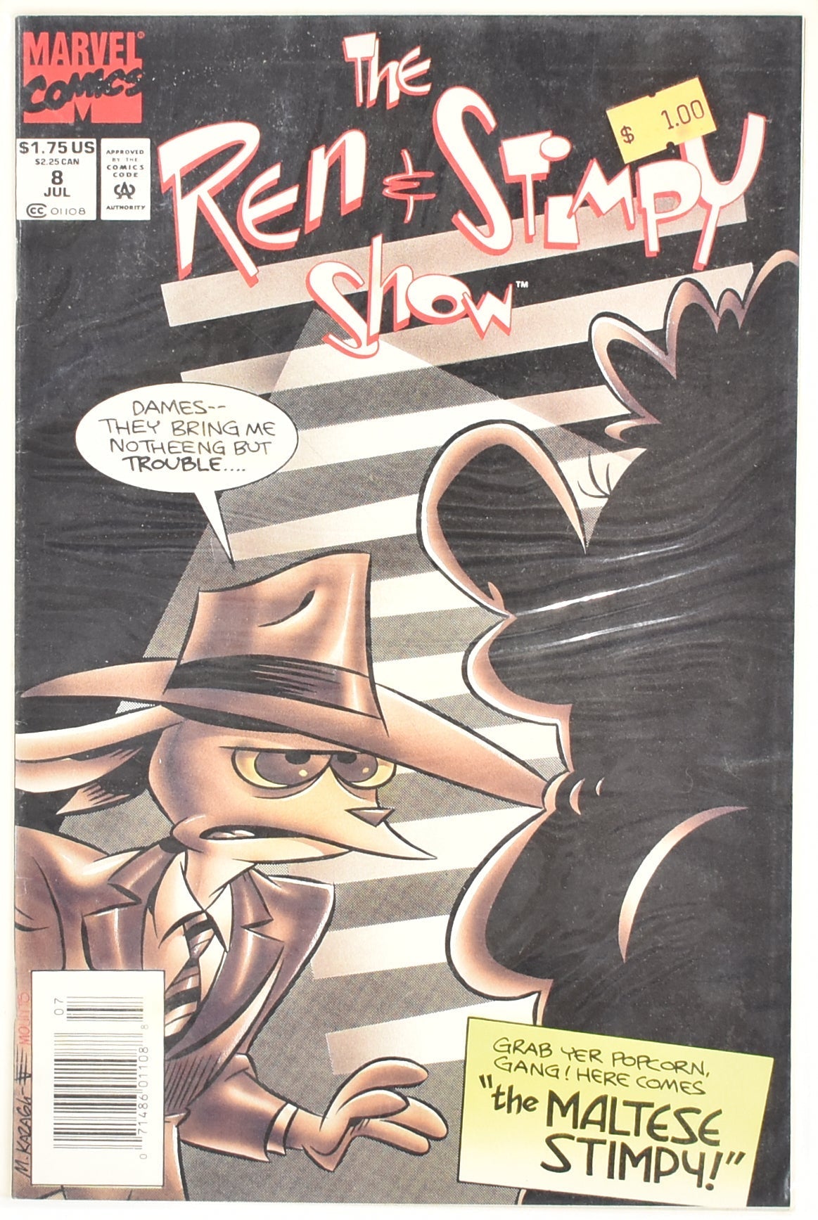 The Red Stimpy Show Marvel Comics 8 Jul Comic Book