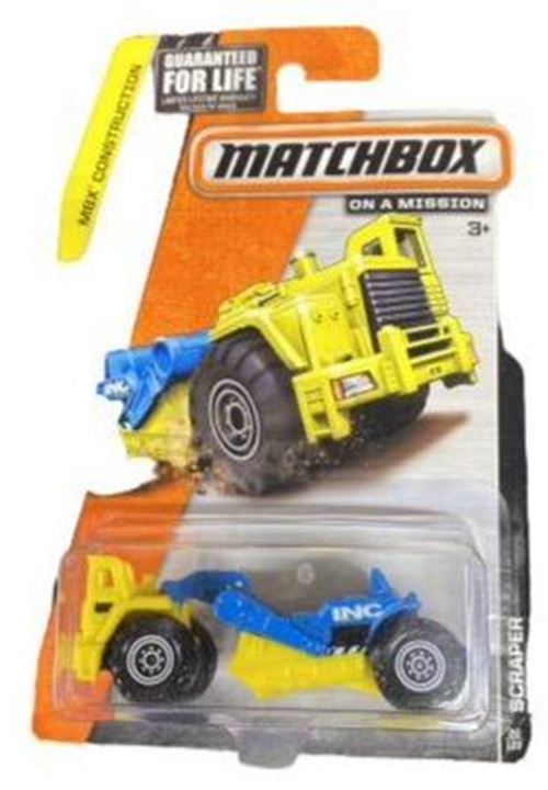 Matchbox Car Scraper 20 / 120 ON A MISSION CONSTRUCTION