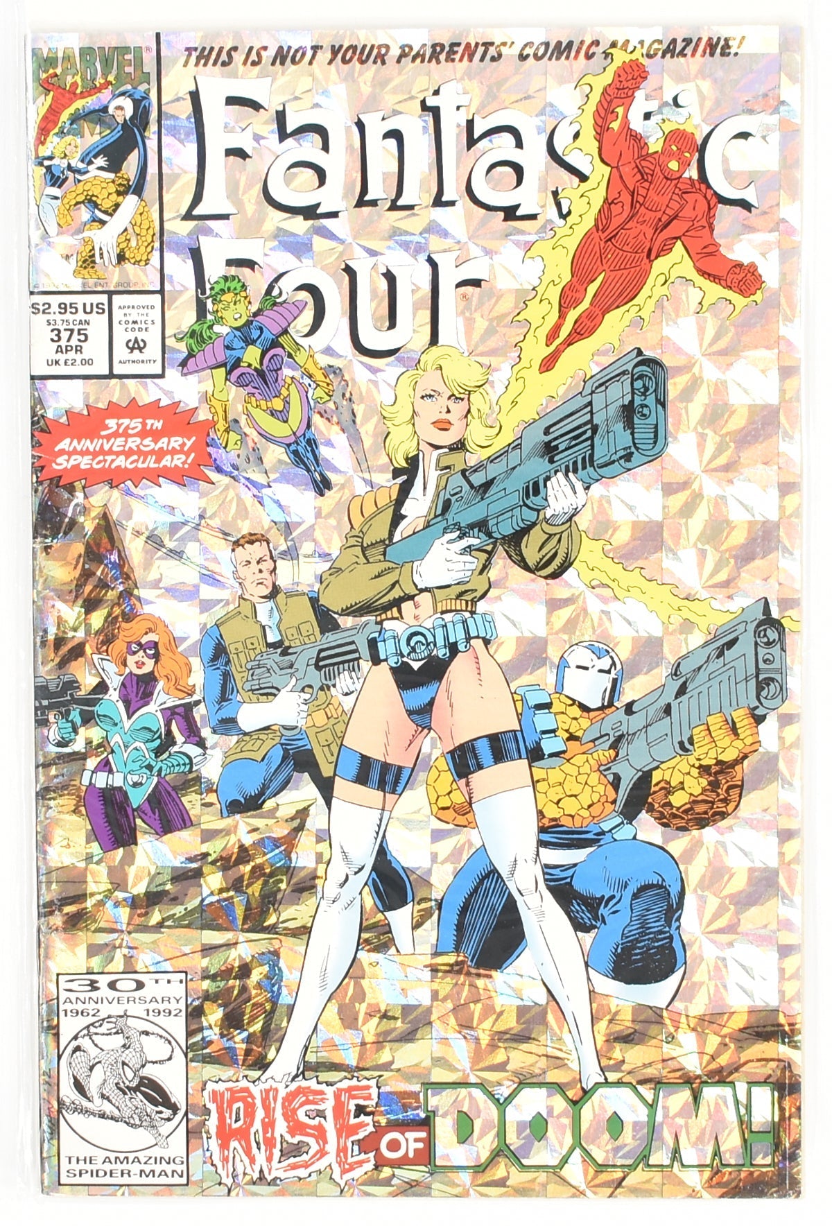 Fantastic Four Comic Book Marvel Comics 1993 375 APR Rise of Doom
