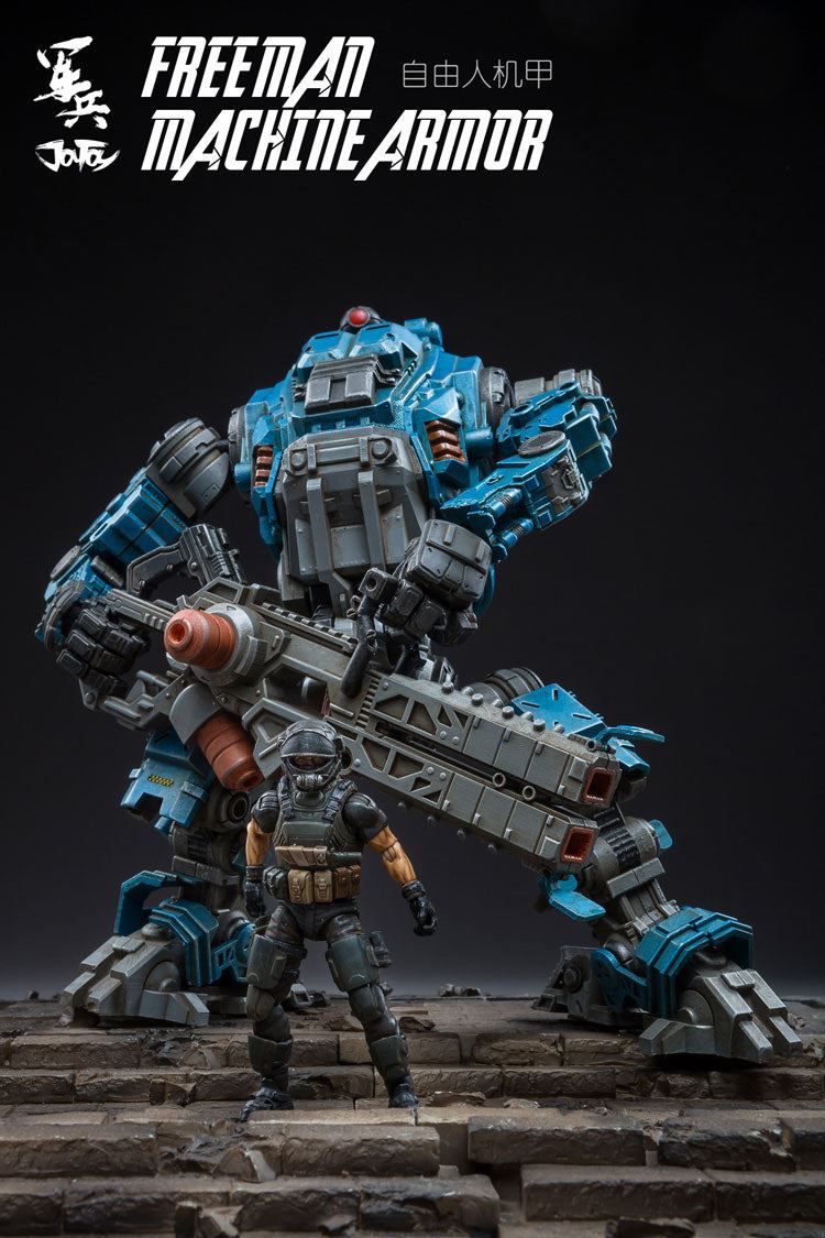 JOYTOY 1/18 FREE MECH robot and soldier figures(4Pcs/lot) New Year's 2020 NEW